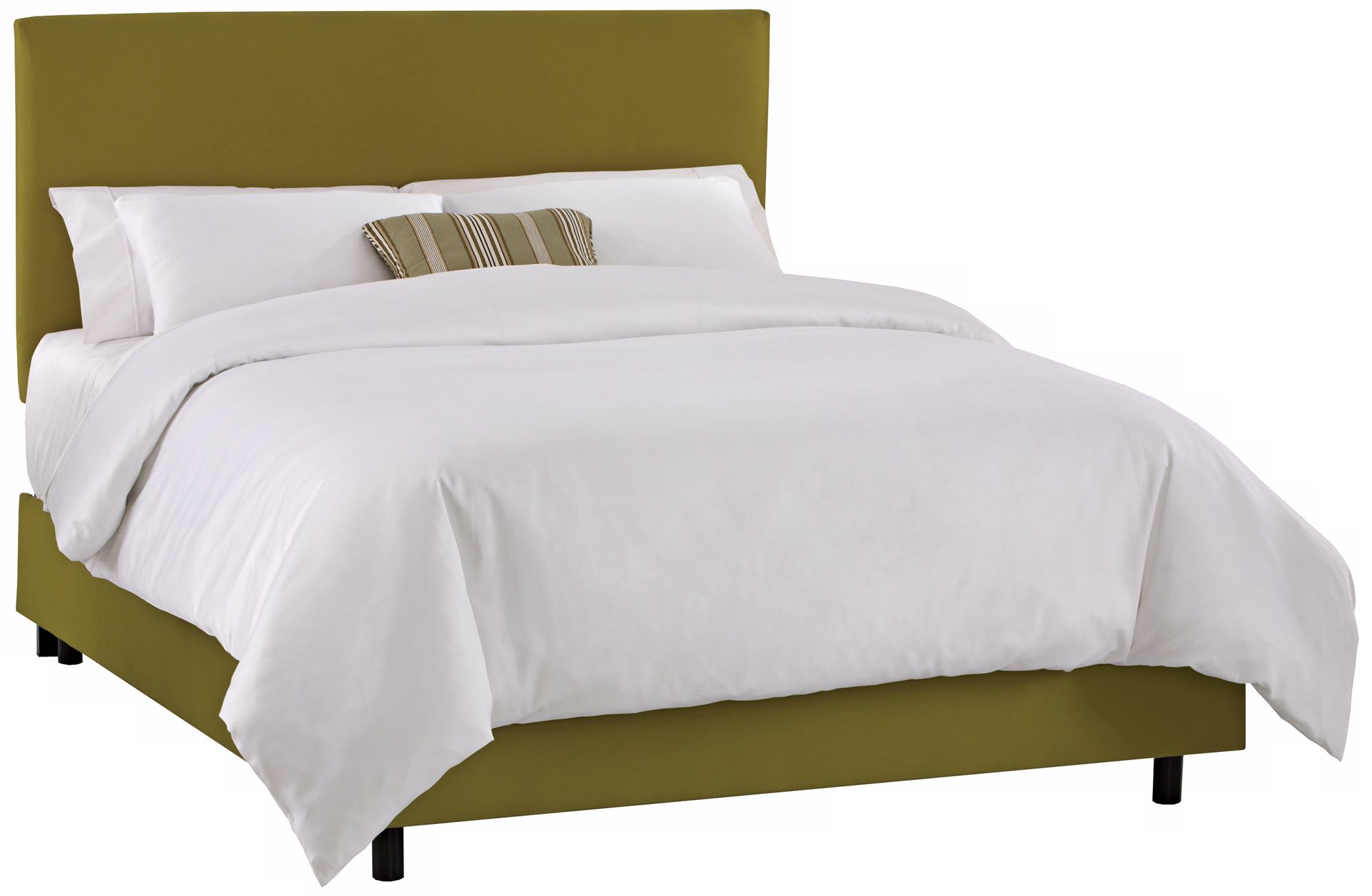 Sage Microsuede Slipcover Bed