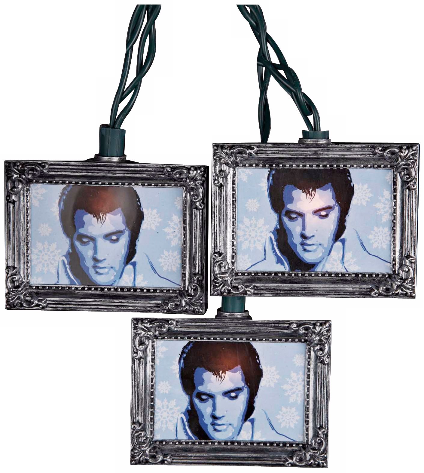 Elvis Picture Frame 10-Light String of Party Lights