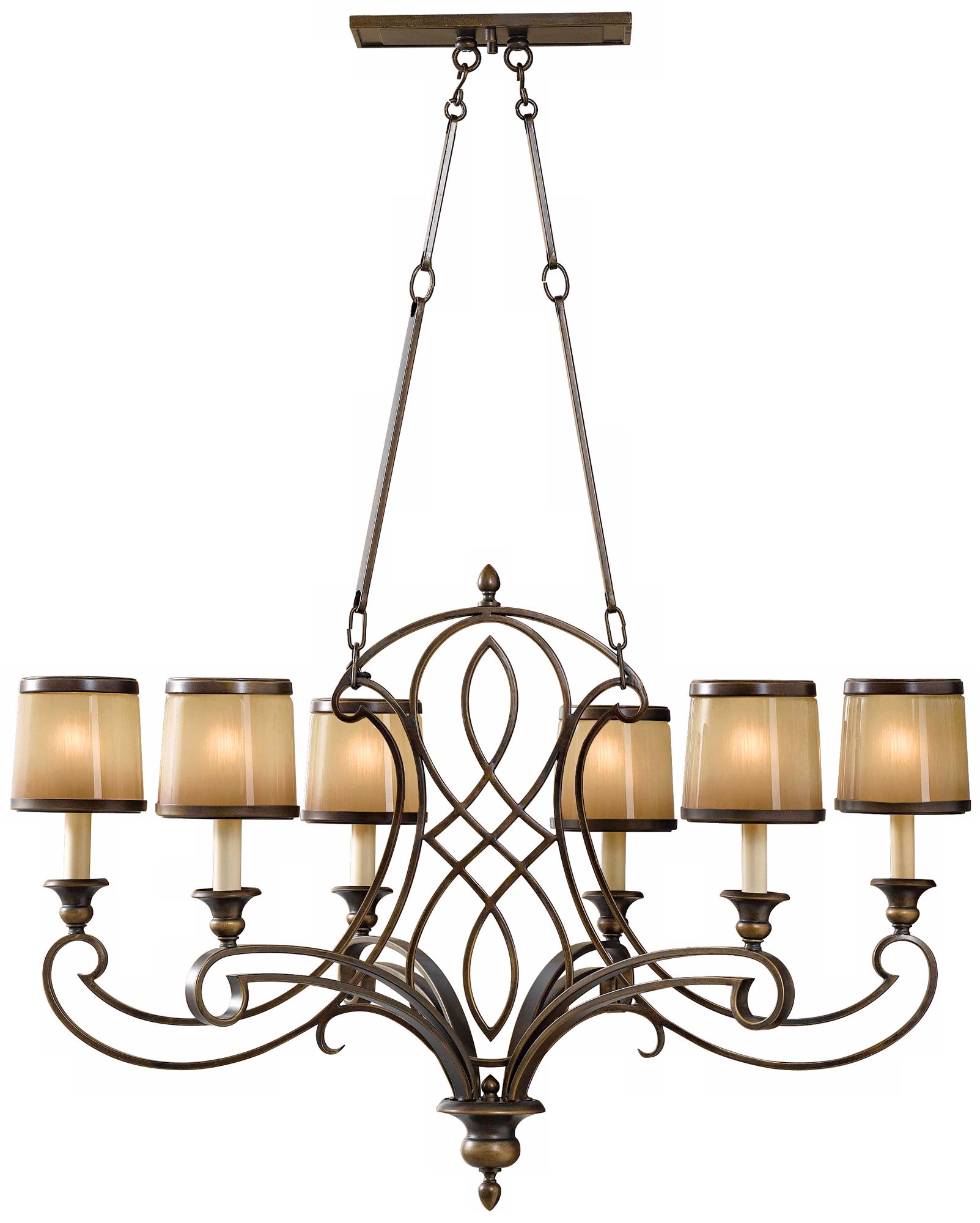 Murray Feiss Justine 36" Wide 6-Light Chandelier