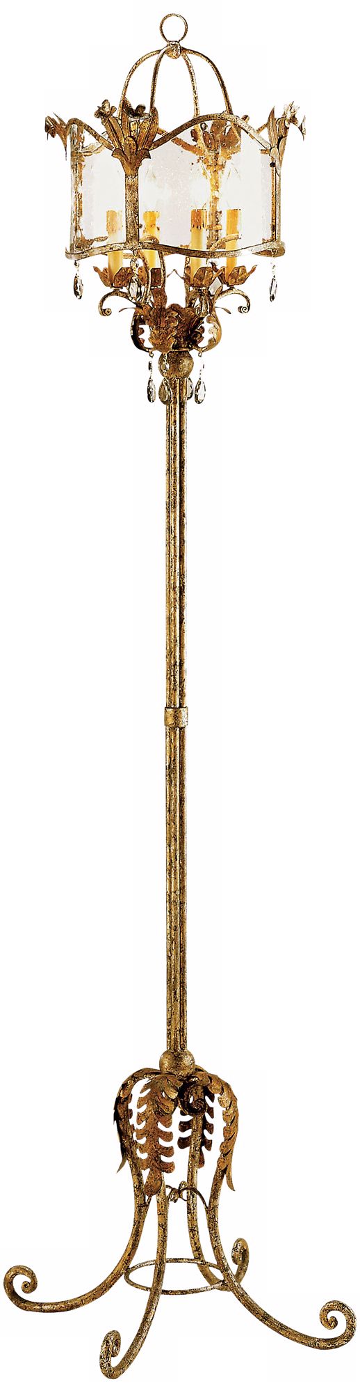 Currey and Company Zara Torchiere Floor Lamp