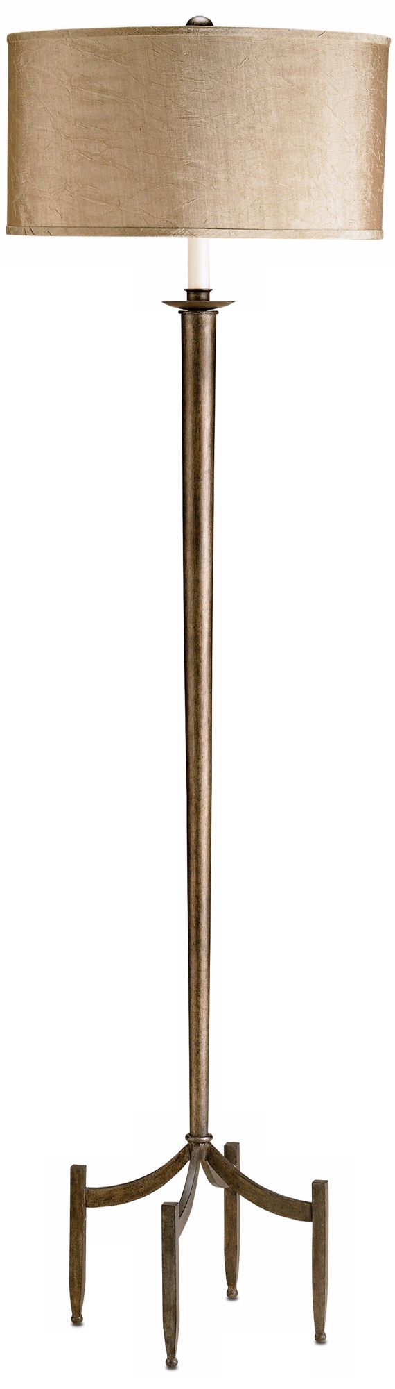 Currey and Company Corridor Dark Bronze Floor Lamp