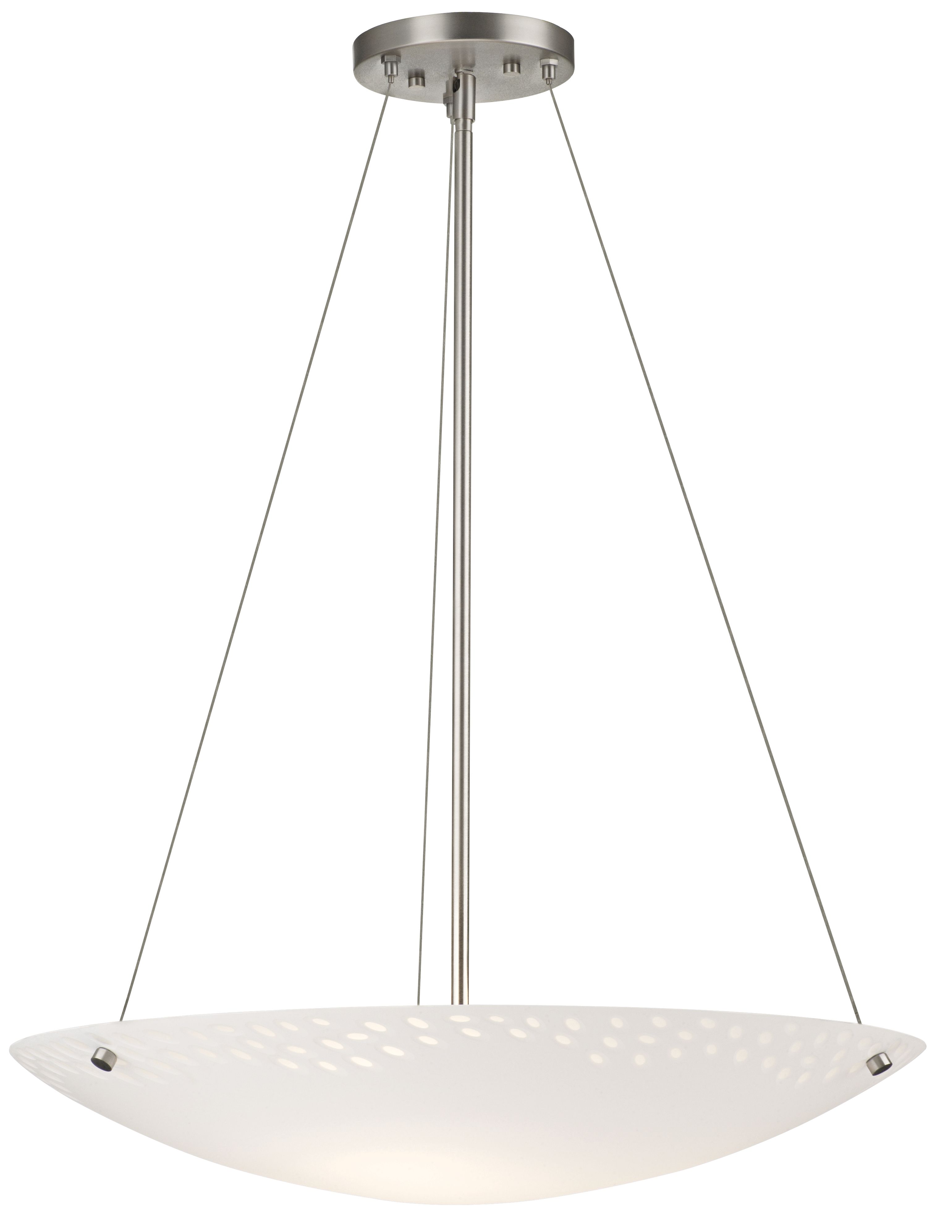Forecast Daybreak Collection 24" Nickel Pendant Light