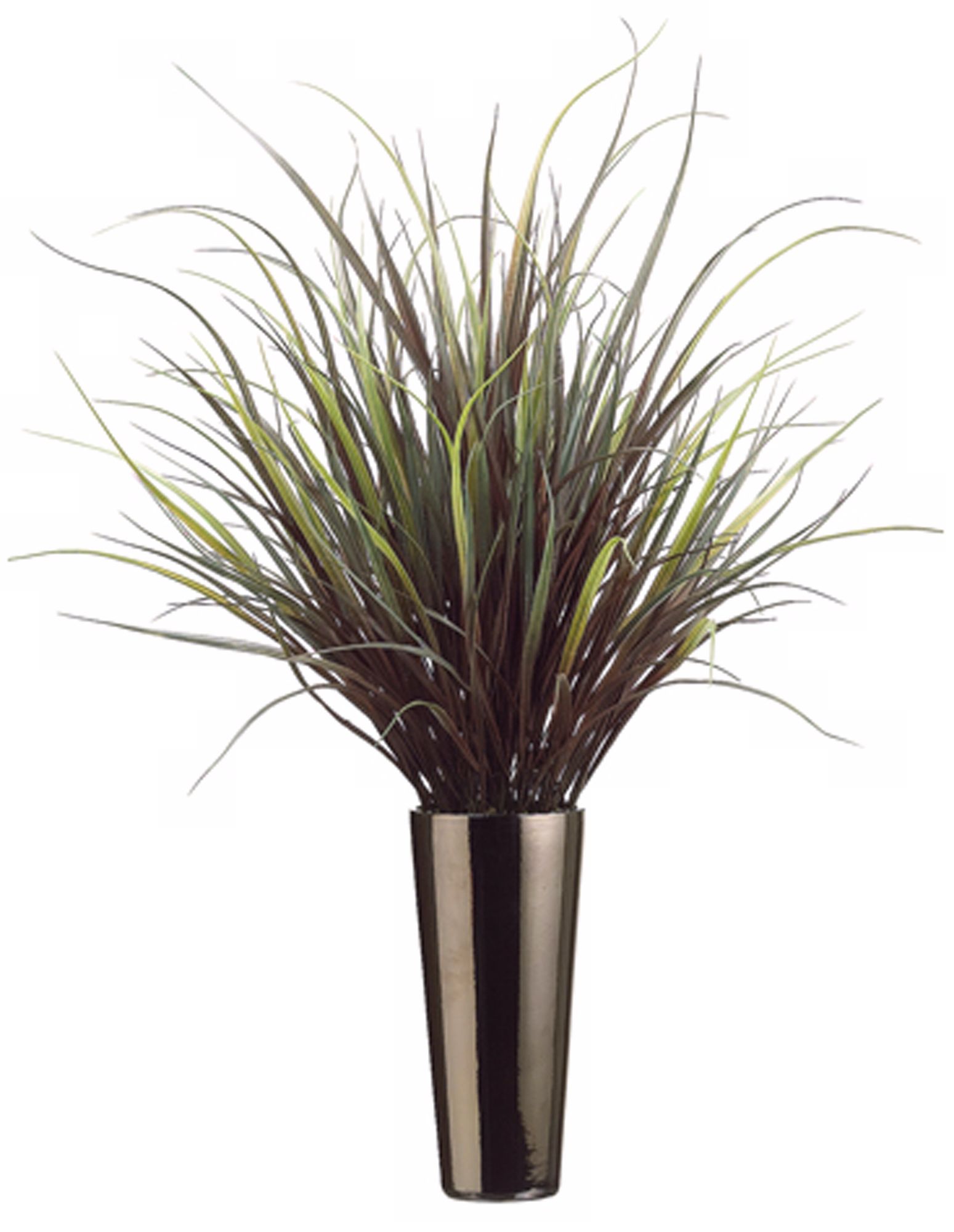 Yucca Grass in Tall Ceramic Vase Faux Plant