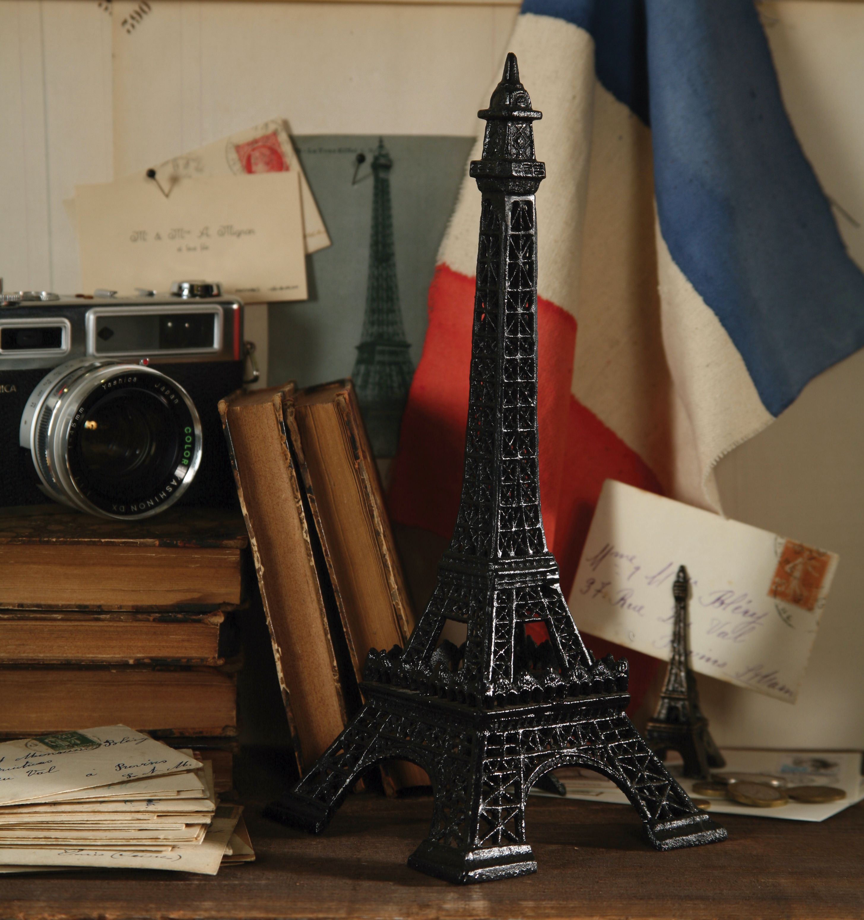 Miniature Cast Iron Eiffel Tower Replica Sculpture
