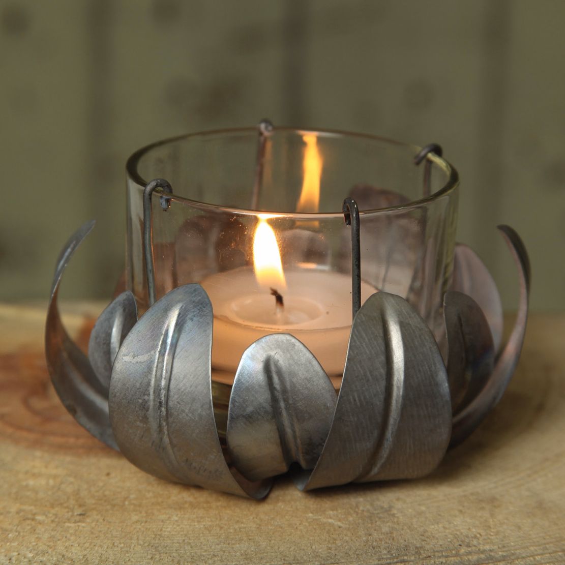 Set of Six Mum Votive Candle Holders