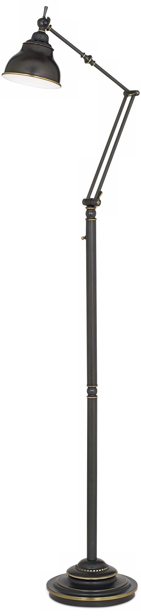 Quoizel Medici Bronze Halogen Adjustable Floor Lamp