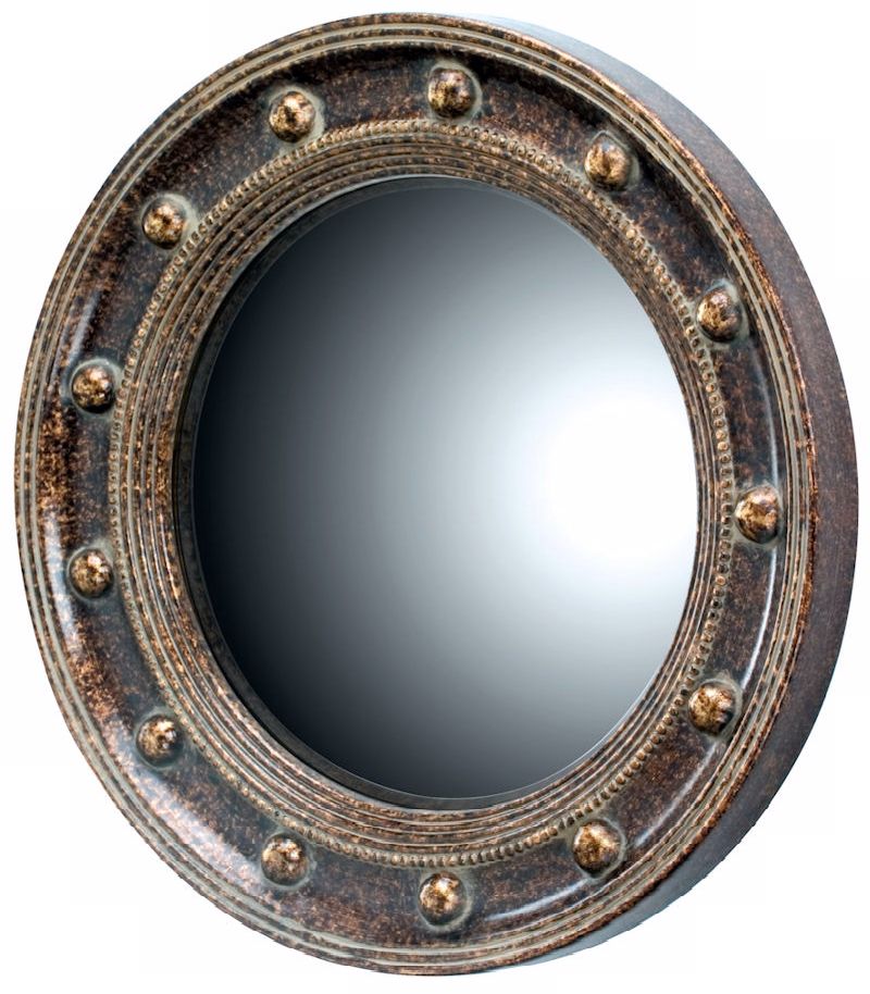 Porthole 21 1/4" High Oval Wall Mirror