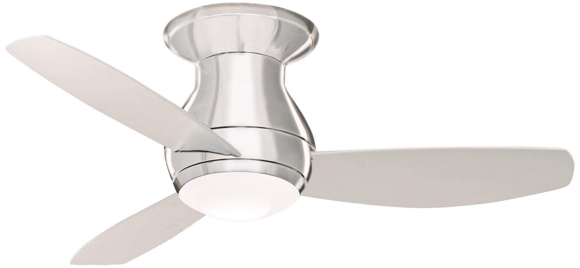44" Emerson Curva Sky Brushed Steel Ceiling Fan