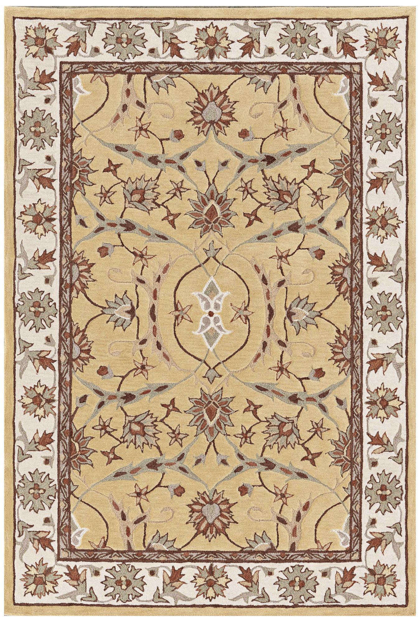 Winchester Collection Winslow Lemon Area Rug