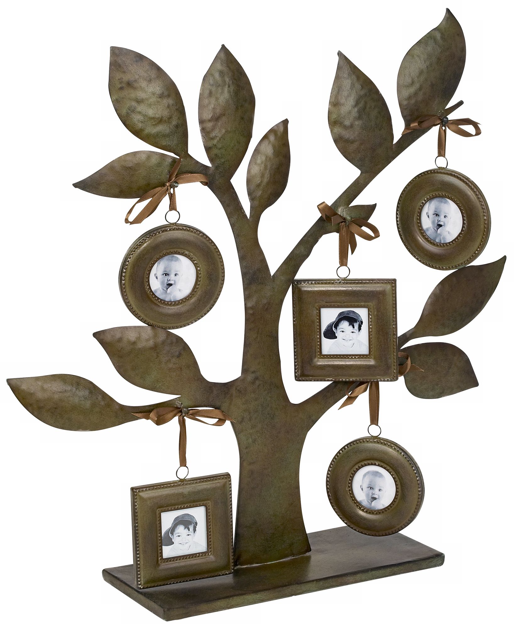 Iron Tree Tabletop Picture Frame Holder