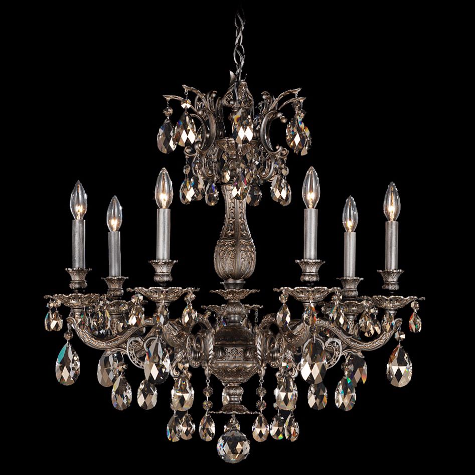 Schonbek Milano Collection 27" Wide Crystal Chandelier