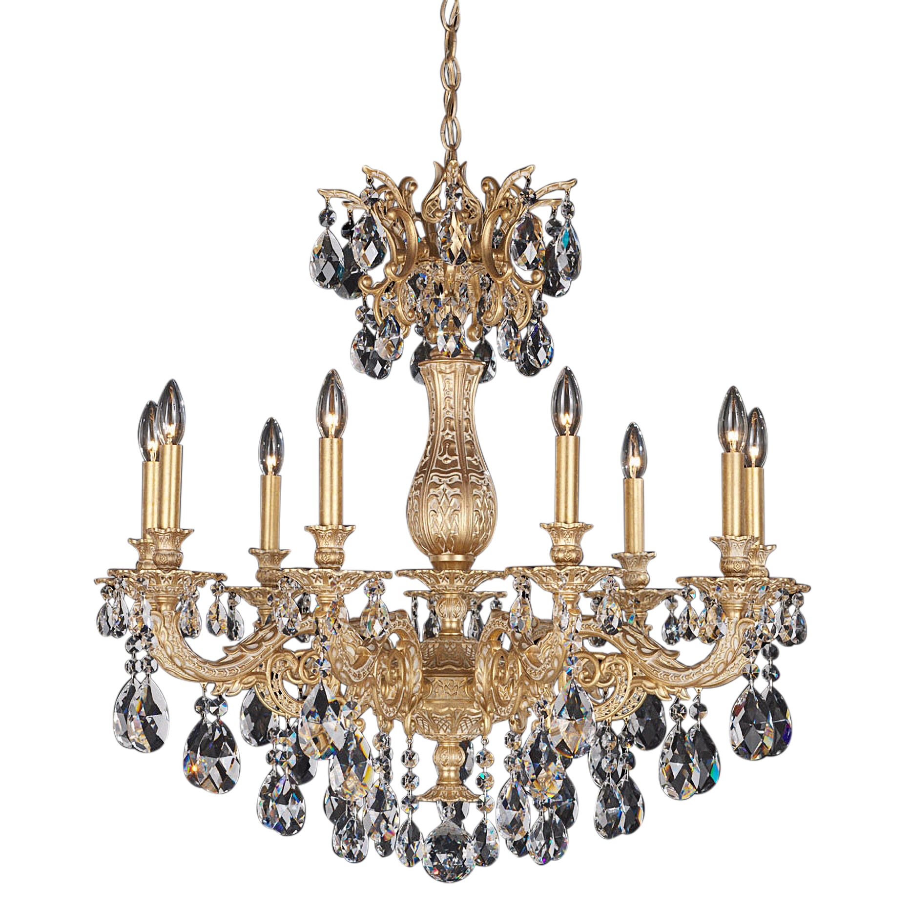 Schonbek Milano Collection 30" Wide Crystal Chandelier
