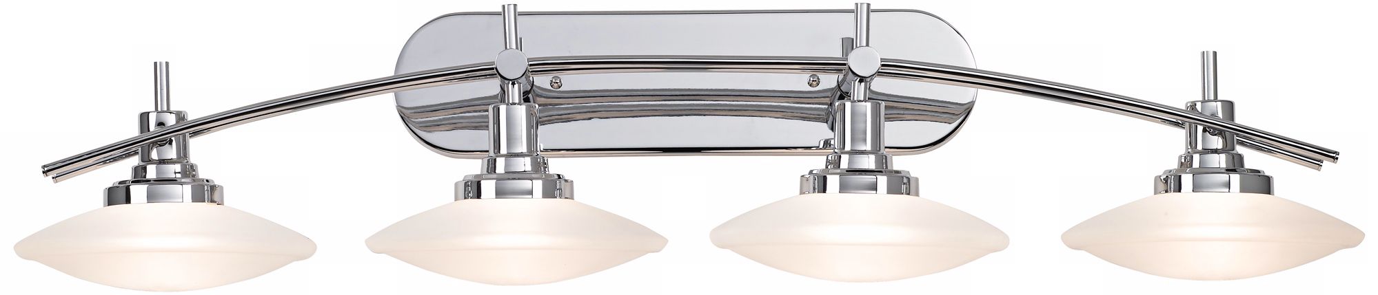 Elements Chrome 40" Wide Bathroom Wall Light