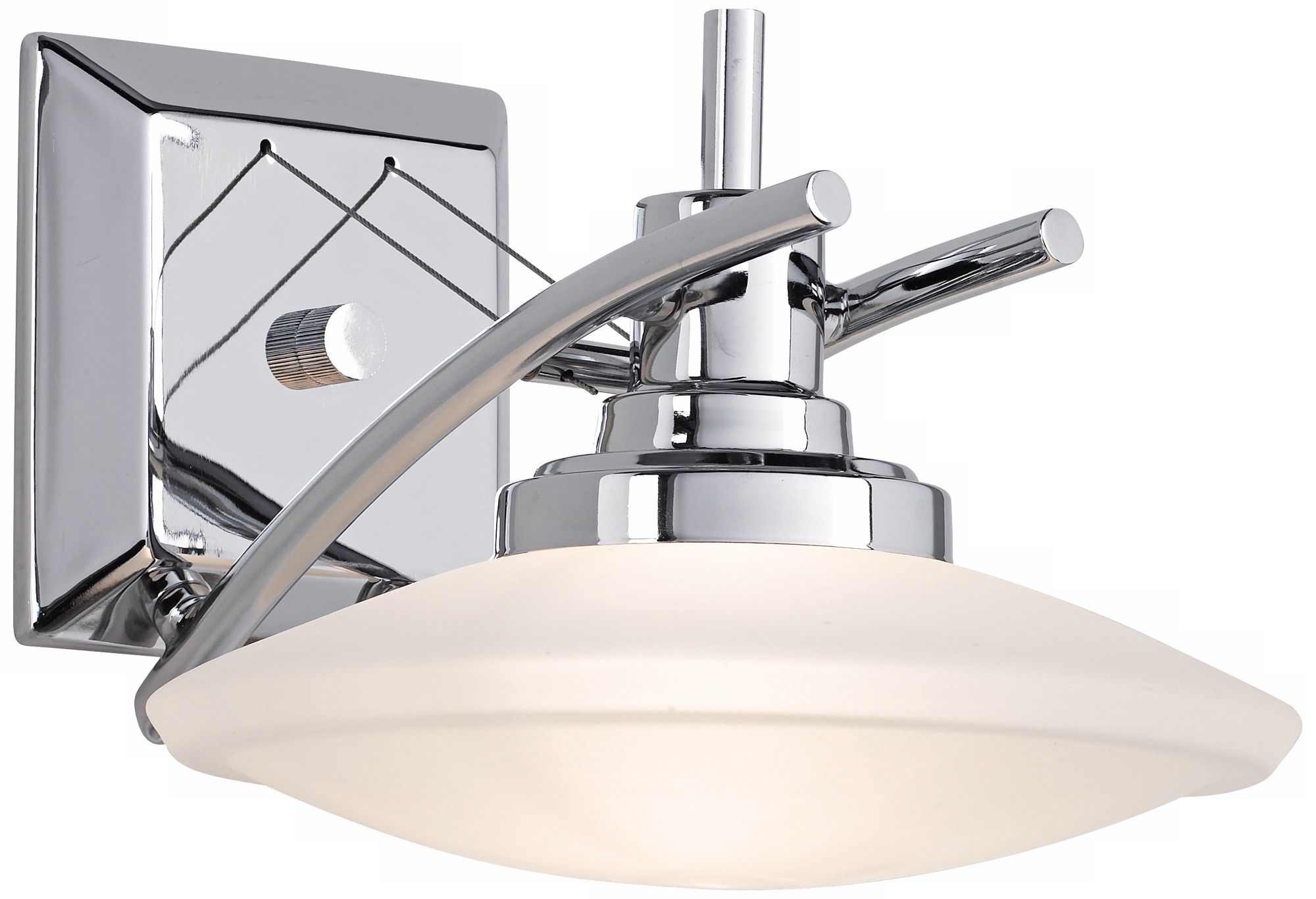 Elements Chrome 7 1/2" High Wall Sconce
