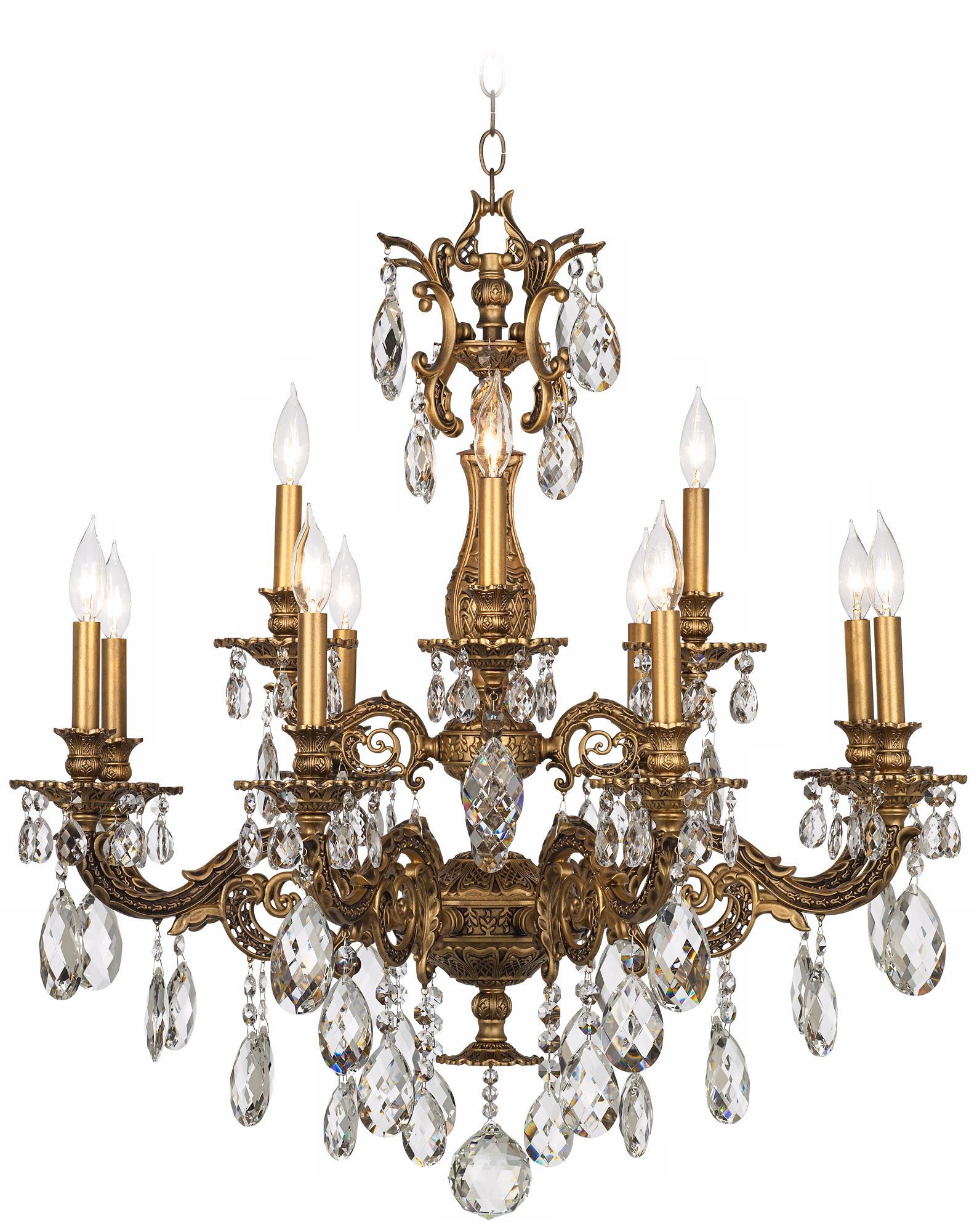 Schonbek Milano Collection 32 1/2" Wide Crystal Chandelier