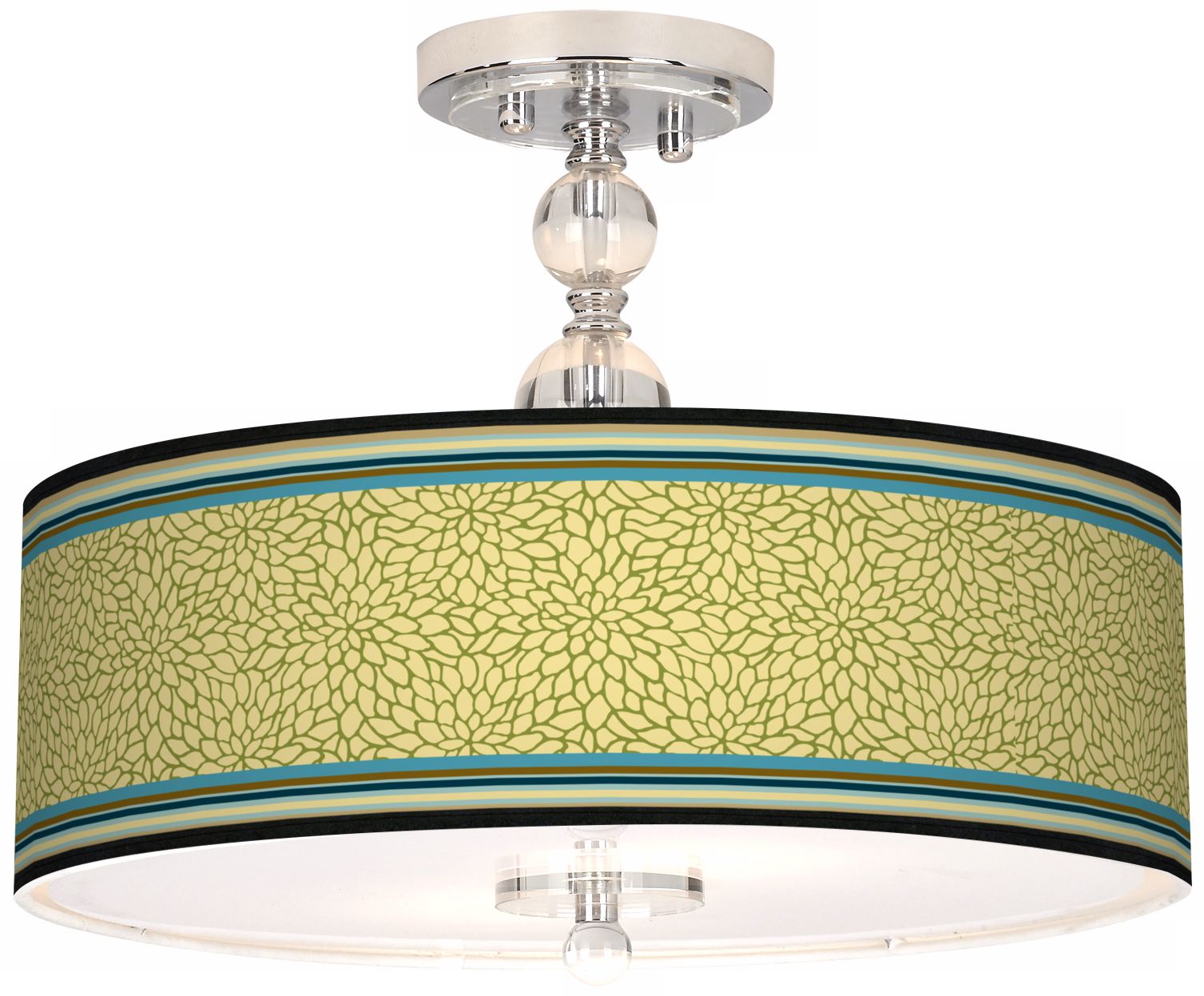 Stacy Garcia Kiwi Tini Dahlia 16" Semi-Flush Ceiling Light