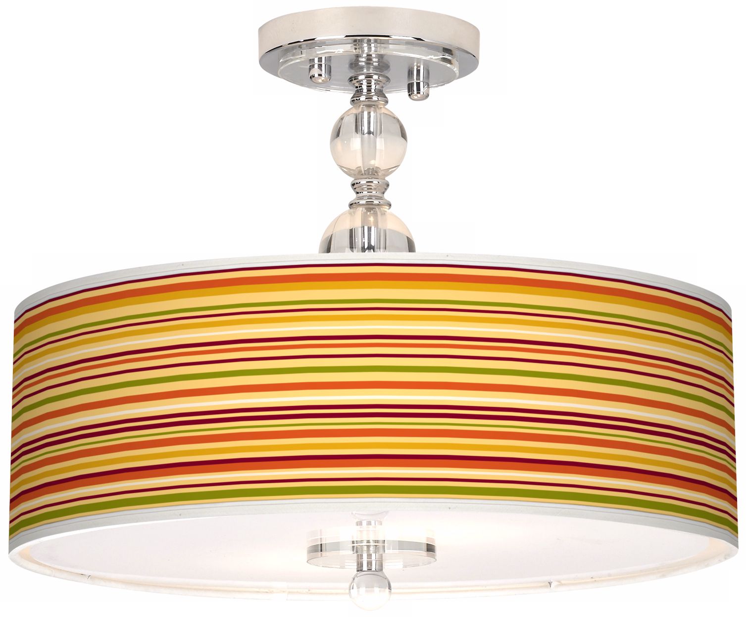 Stacy Garcia Harvest Stripe 16" Semi-Flush Ceiling Light