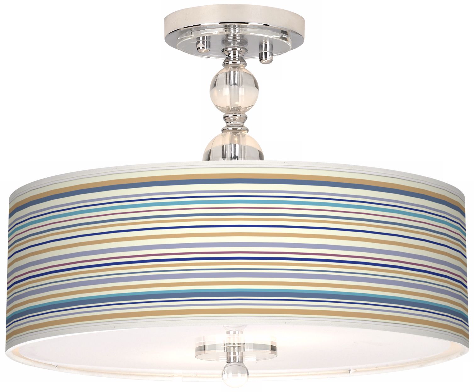 Stacy Garcia Landscape Stripe 16" Semi-Flush Ceiling Light