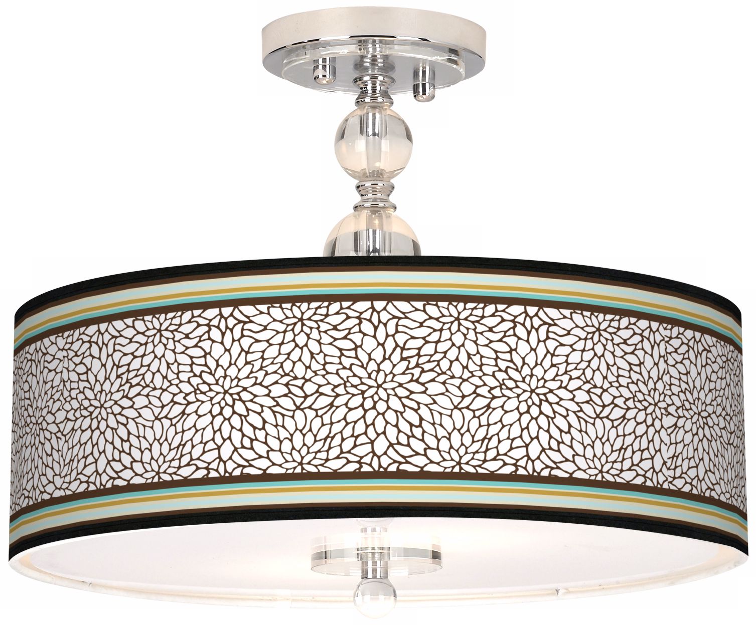 Stacy Garcia Countess 16" Wide Semi-Flush Ceiling Light