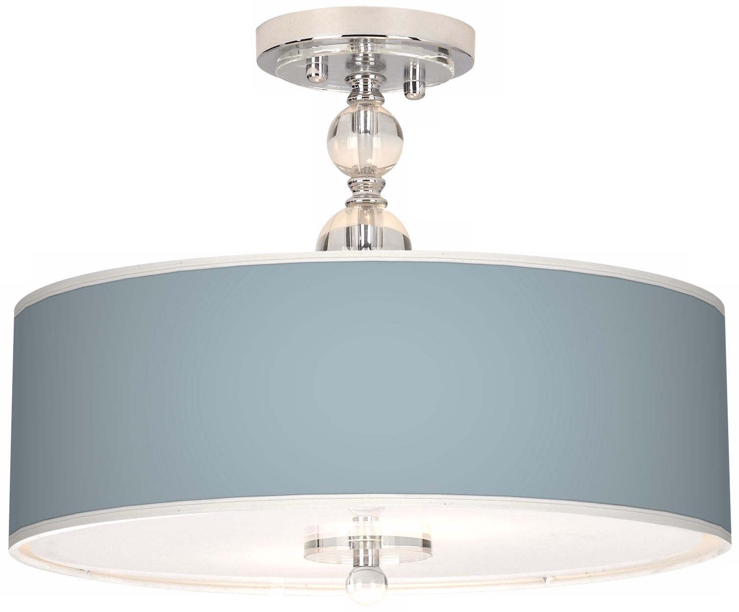Aqua Sphere Giclee 16" Wide Semi-Flush Ceiling Light