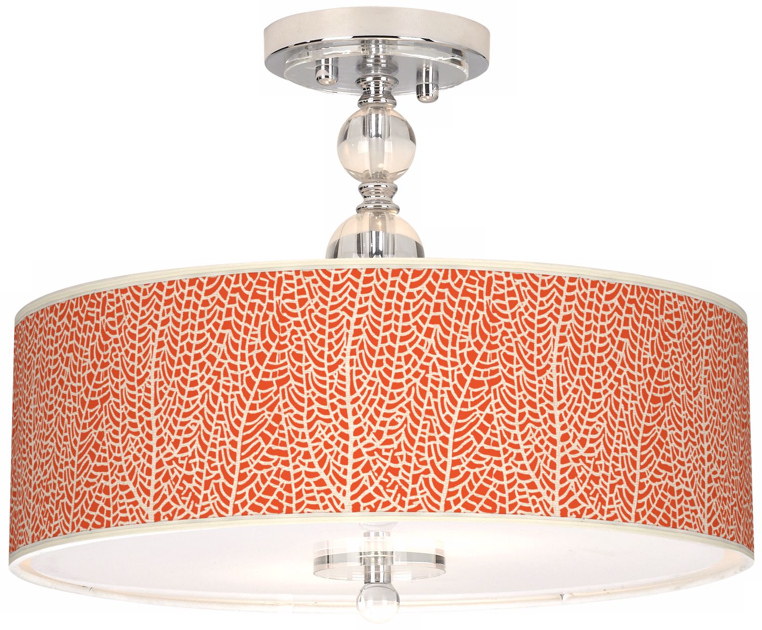 Stacy Garcia Seafan Coral 16" Wide Semi-Flush Ceiling Light