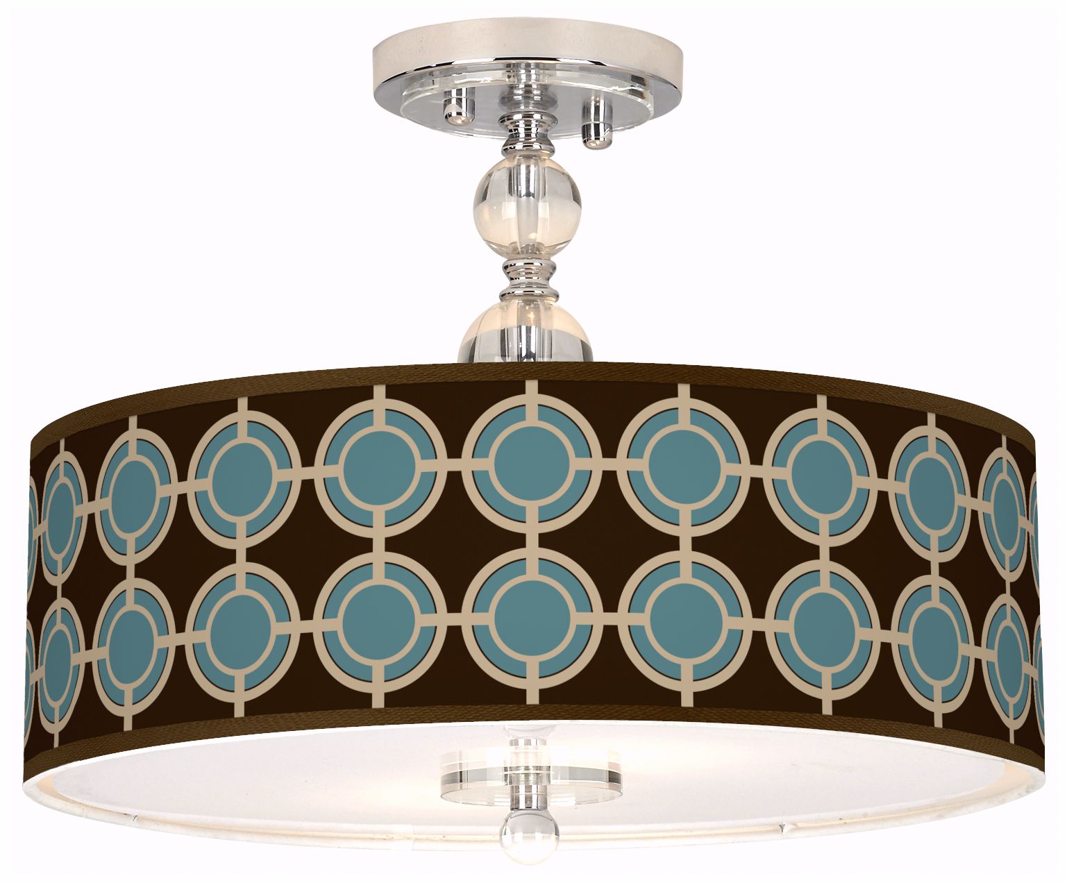 Stacy Garcia Porthole Giclee Semi-Flush Ceiling Light