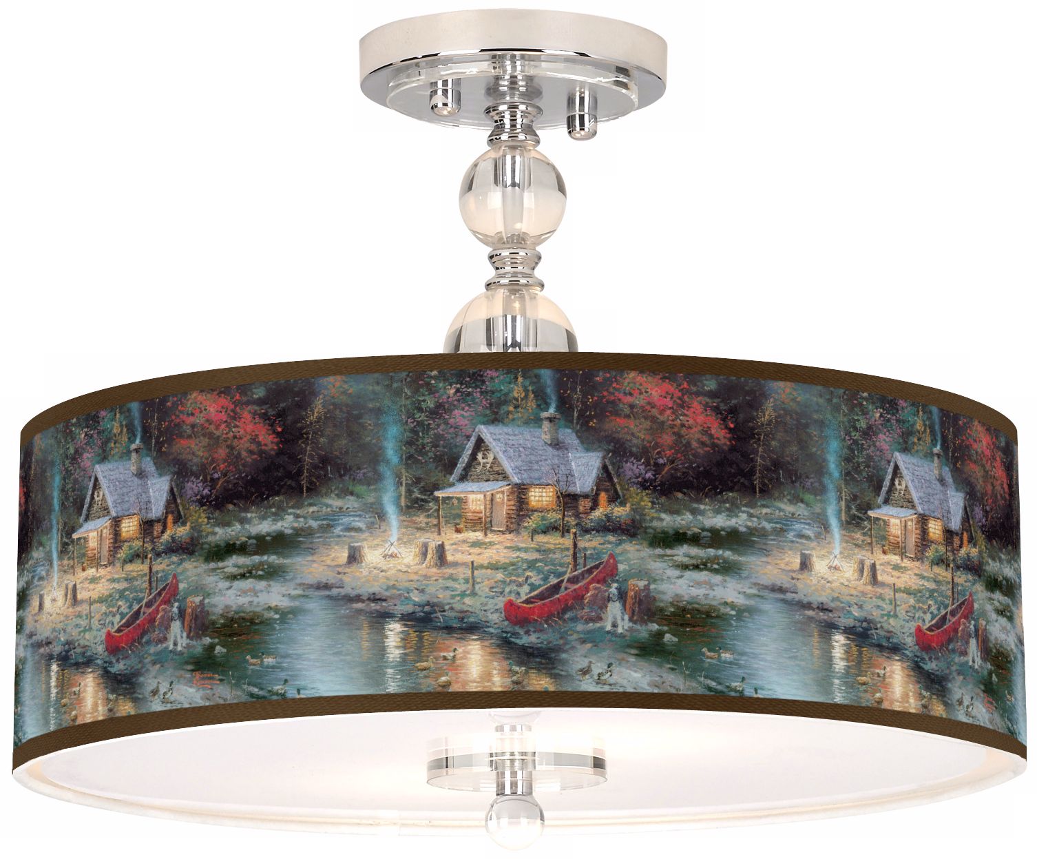 Thomas Kinkade The End Of A Perfect Day II Ceiling Light