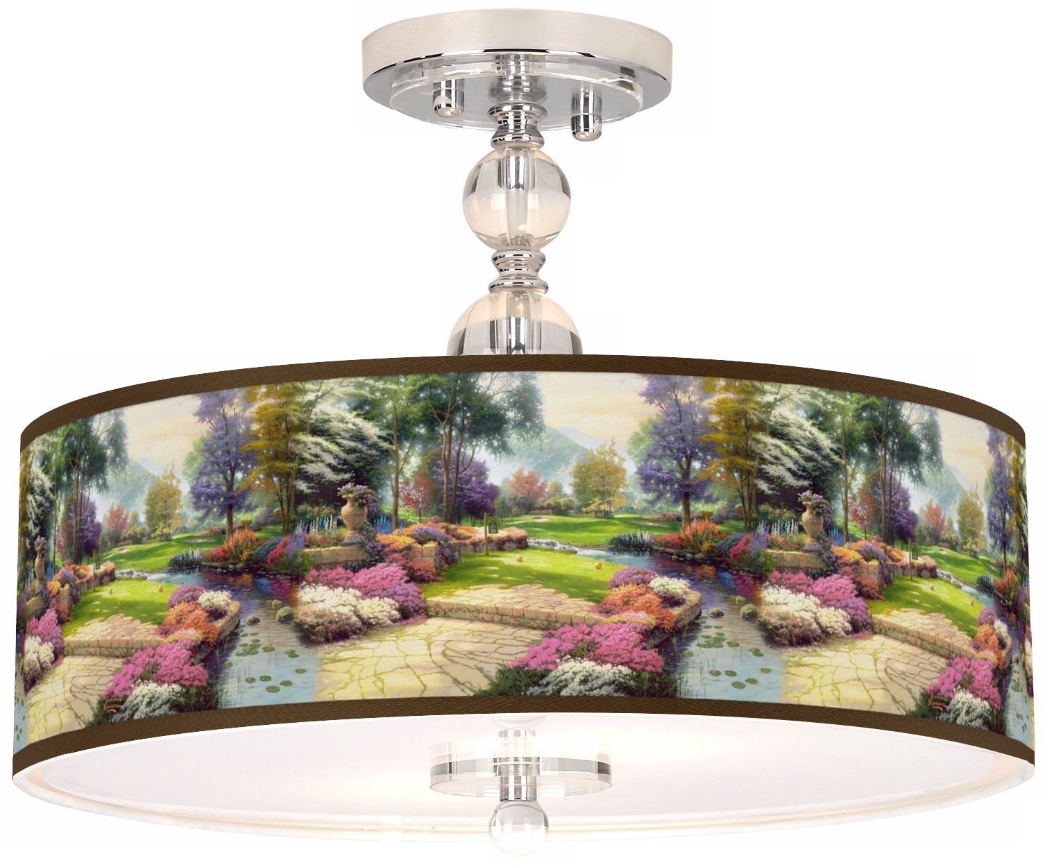 Thomas Kinkade Living Waters Golfer's Paradise 16" Light