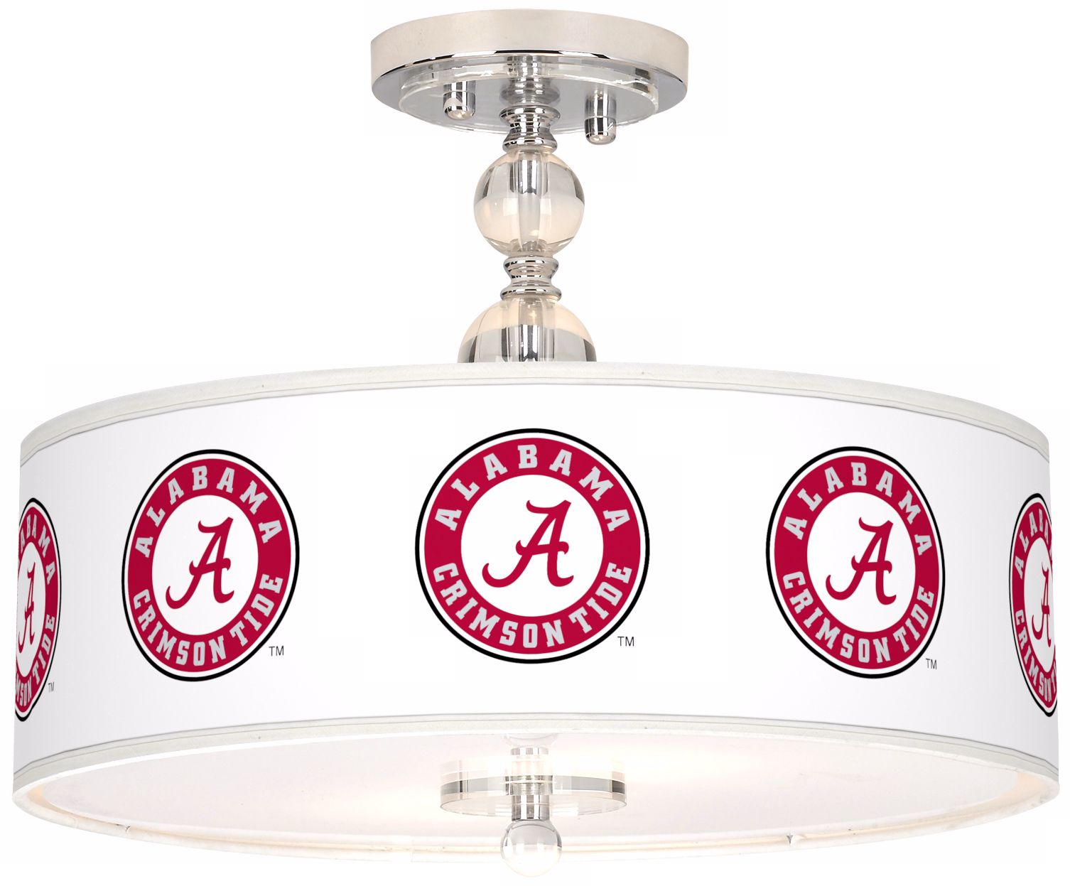 The University of Alabama 16" Wide Semi-Flush Ceiling Light
