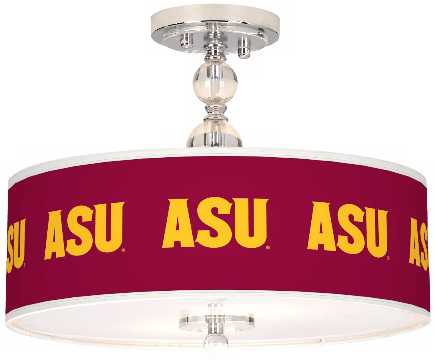 Arizona State University 16" Wide Semi-Flush Ceiling Light