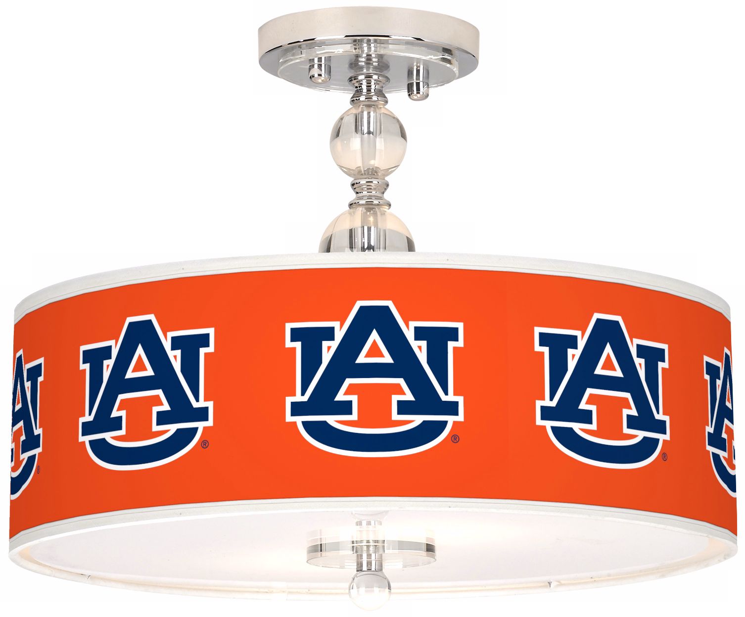 Auburn University 16" Wide Semi-Flush Ceiling Light