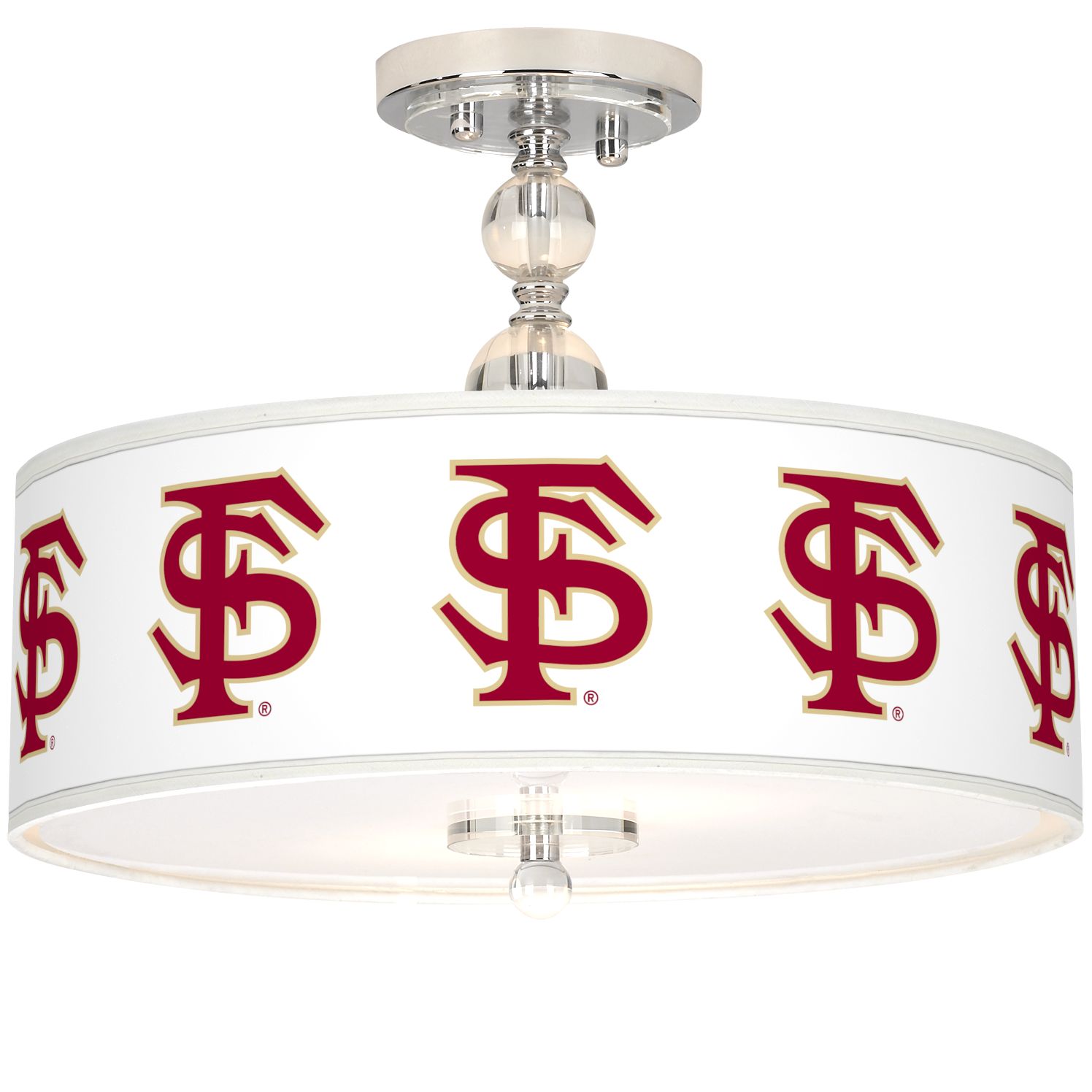 Florida State University 16" Wide Semi-Flush Ceiling Light