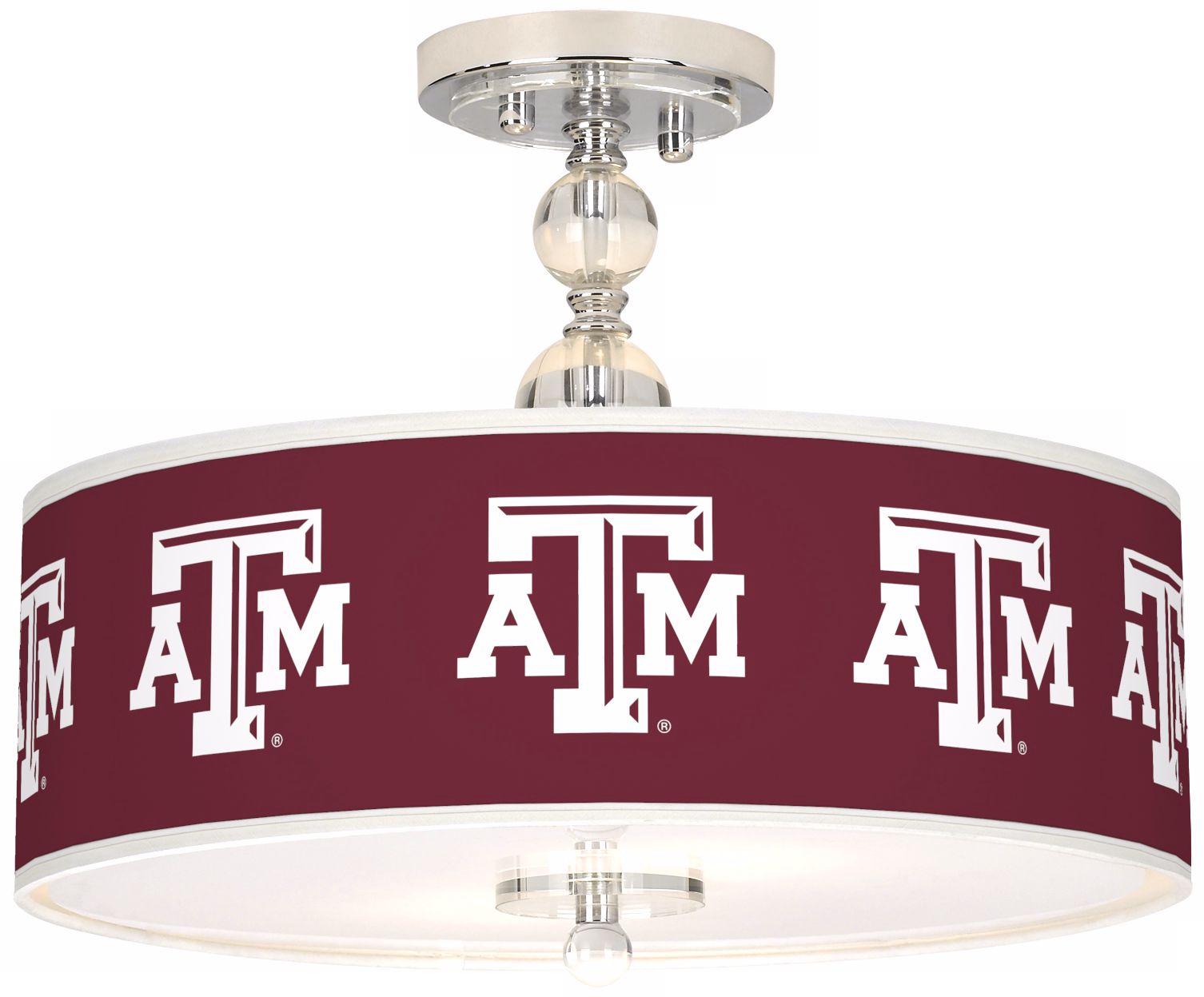 Texas A&M University 16" Wide Semi-Flush Ceiling Light