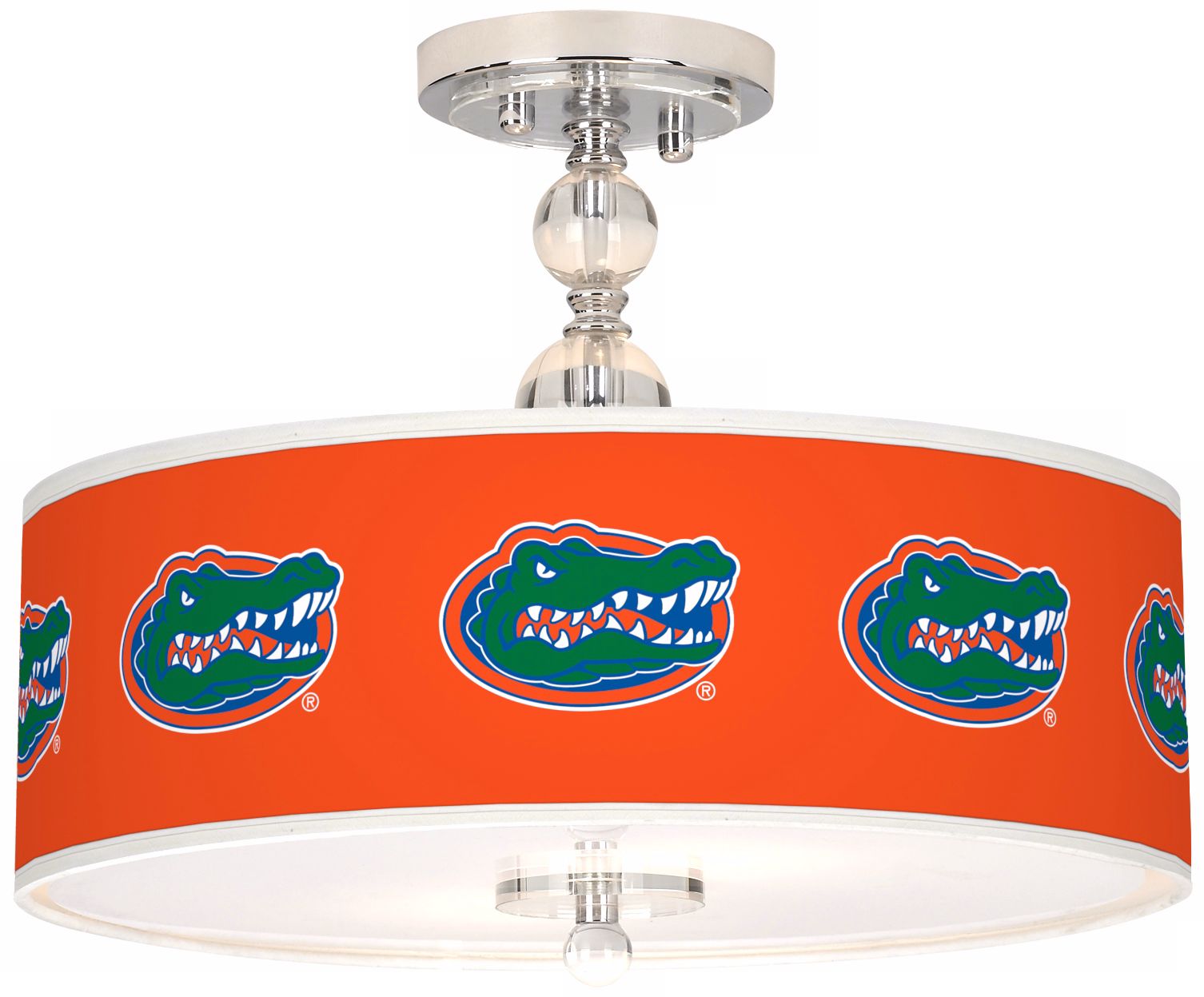 University of Florida 16" Wide Semi-Flush Ceiling Light