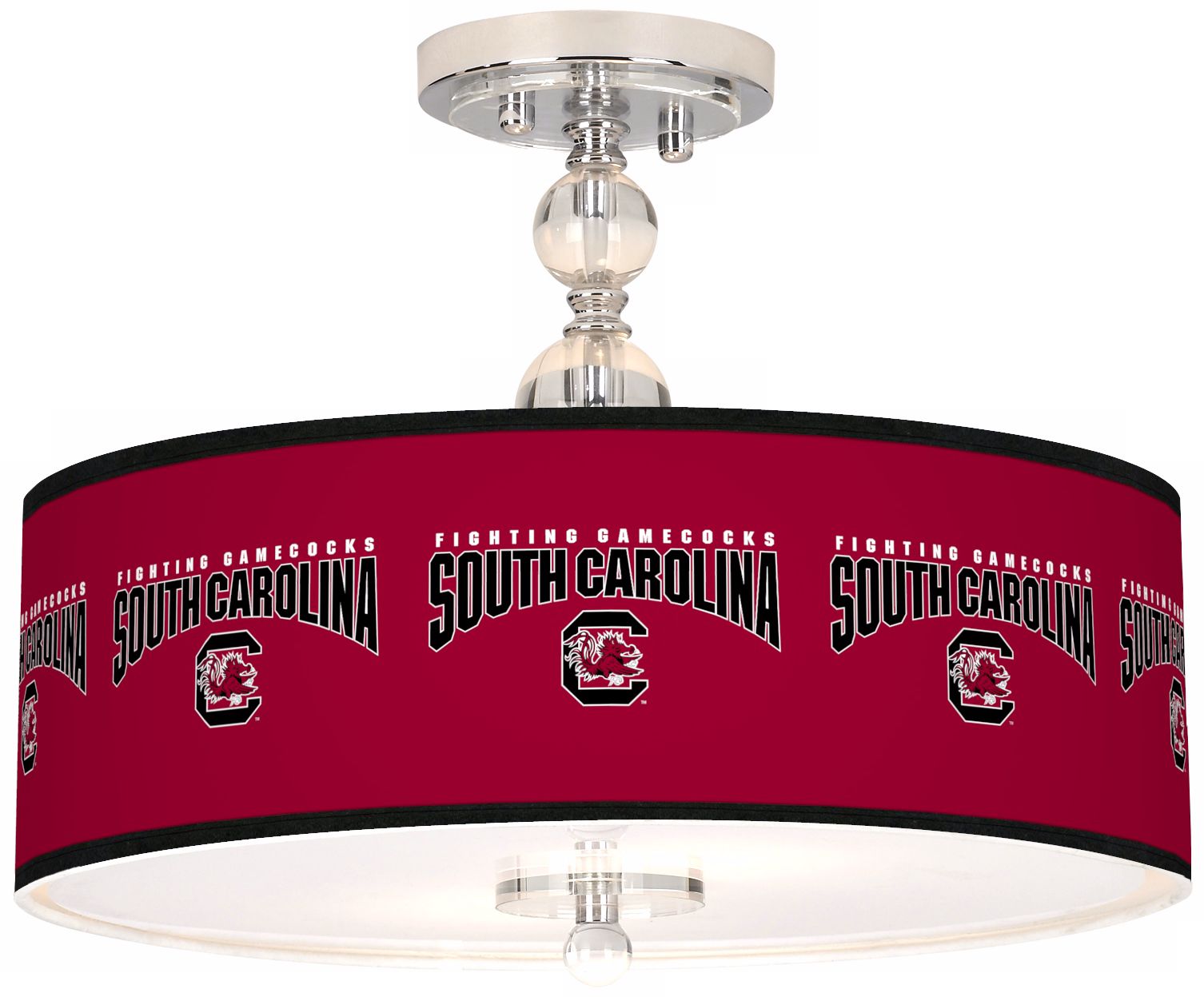 University of South Carolina 16"W Semi-Flush Ceiling Light