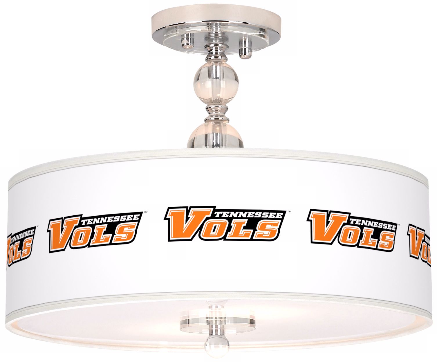 University of Tennessee 16" Wide Semi-Flush Ceiling Light