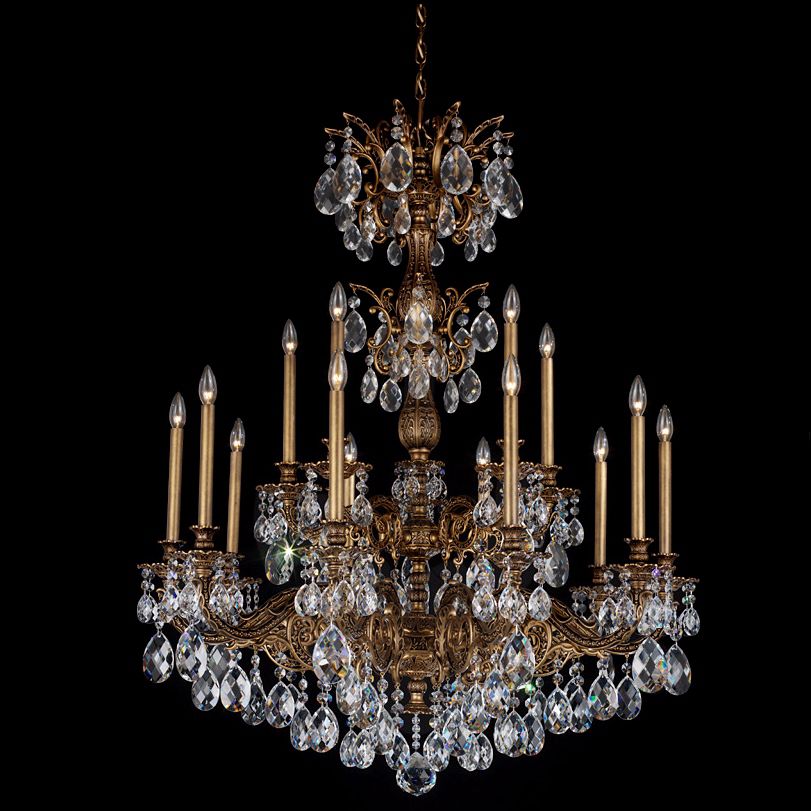 Schonbek Milano Collection 39" Wide Crystal Chandelier