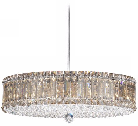 Schonbek Plaza Collection 21" Crystal Pendant Chandelier