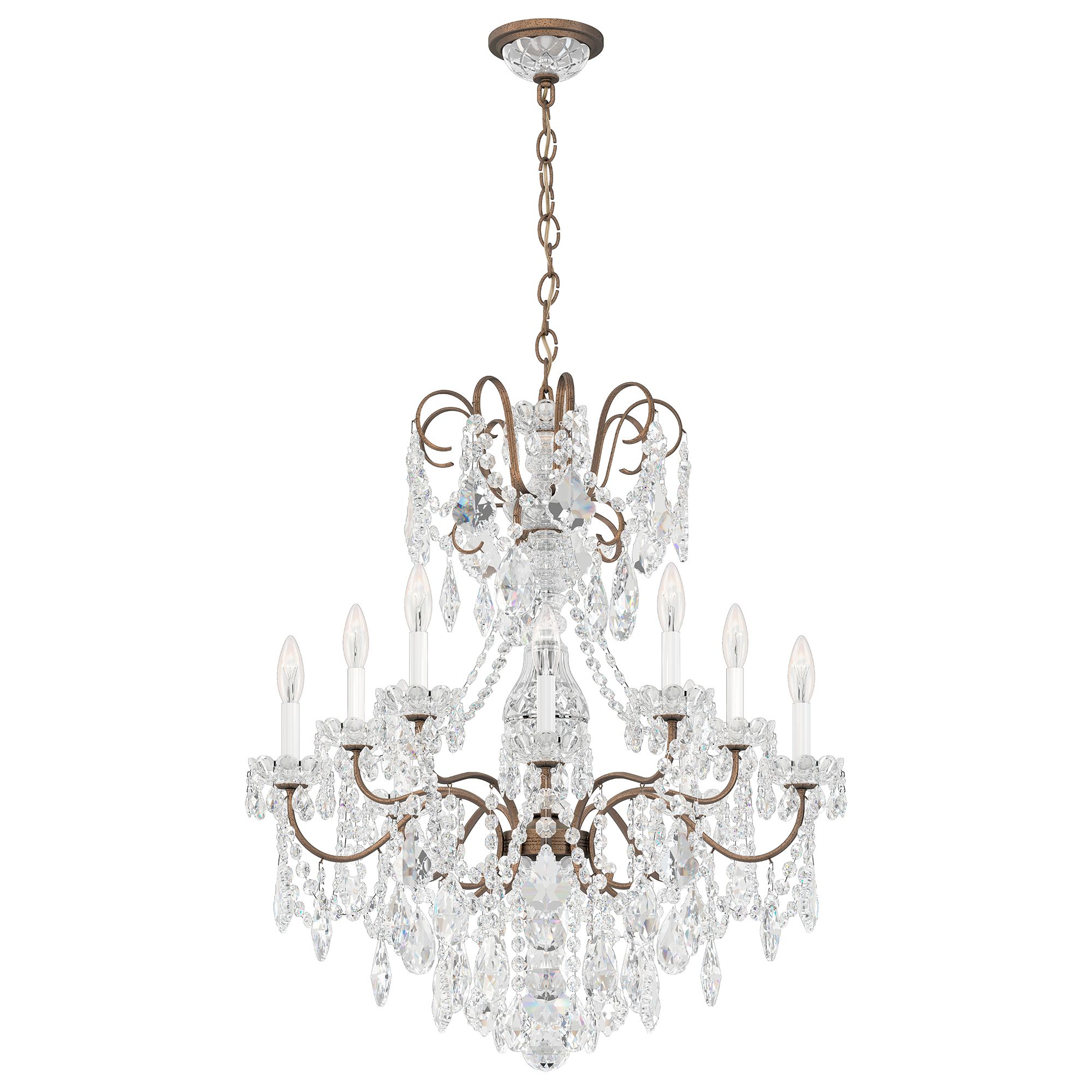 Schonbek New Orleans Collection 28" Wide Crystal Chandelier