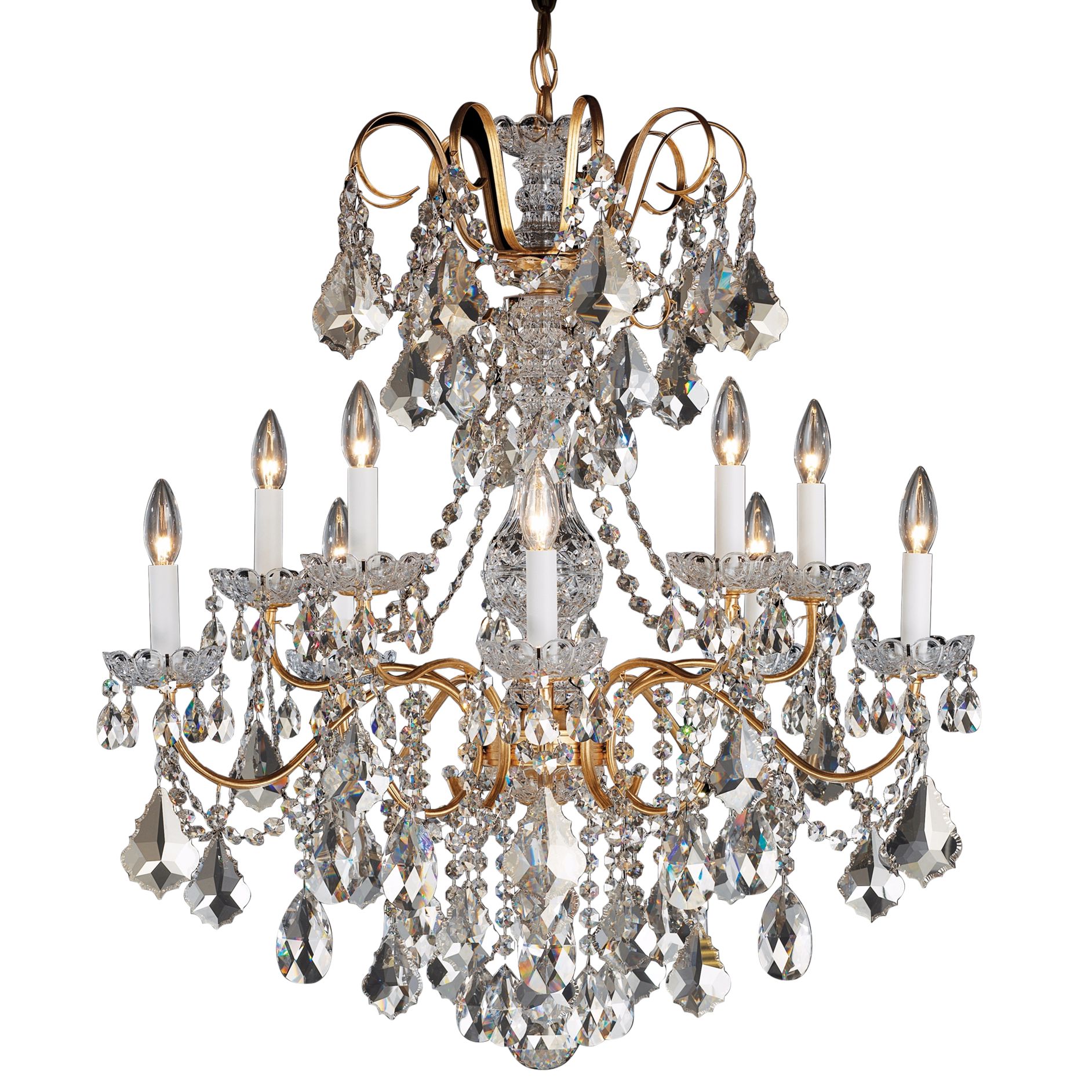 Schonbek New Orleans Collection 28" Wide Crystal Chandelier