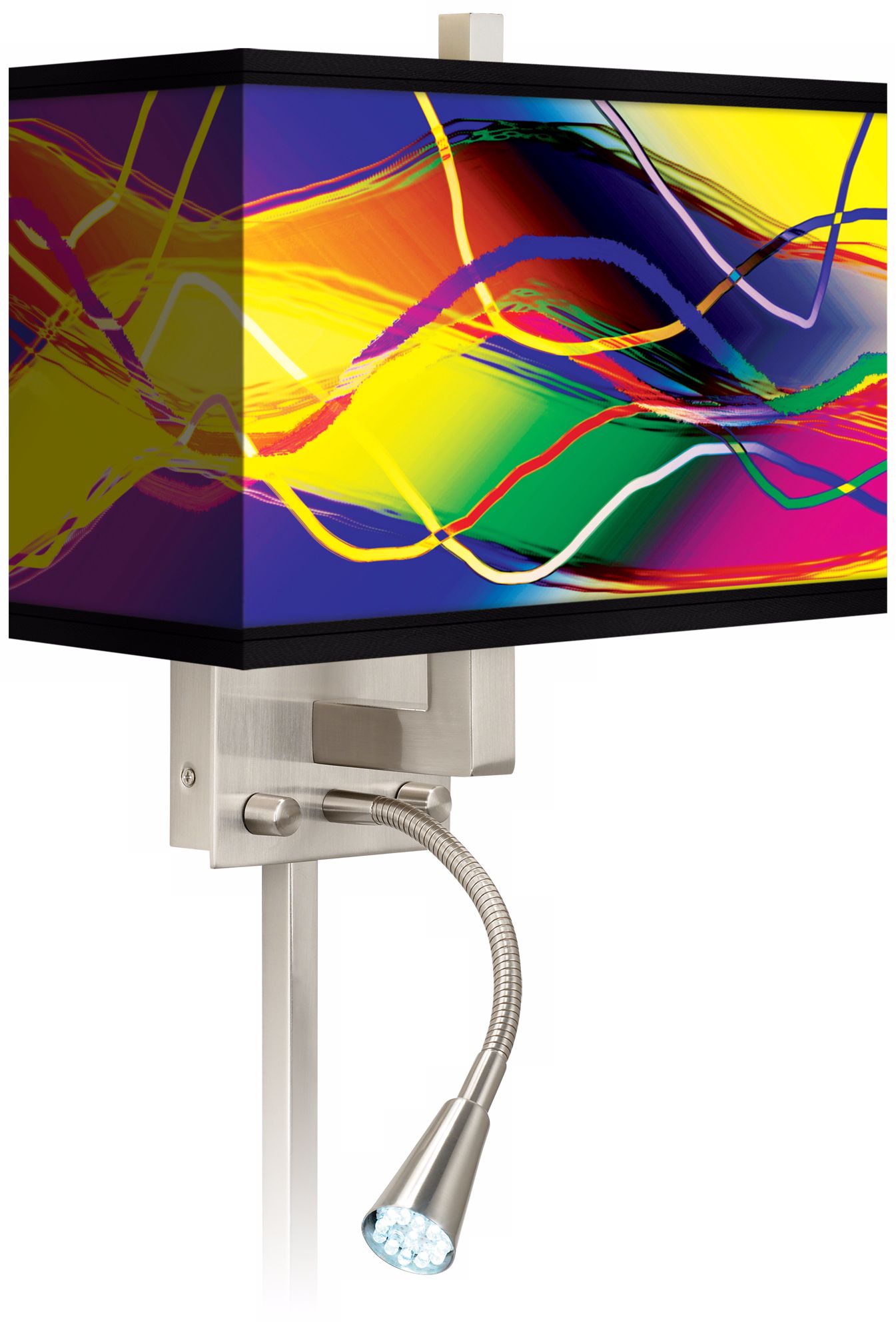 Colors In Motion Light LED Reading Light Plug-In Sconce