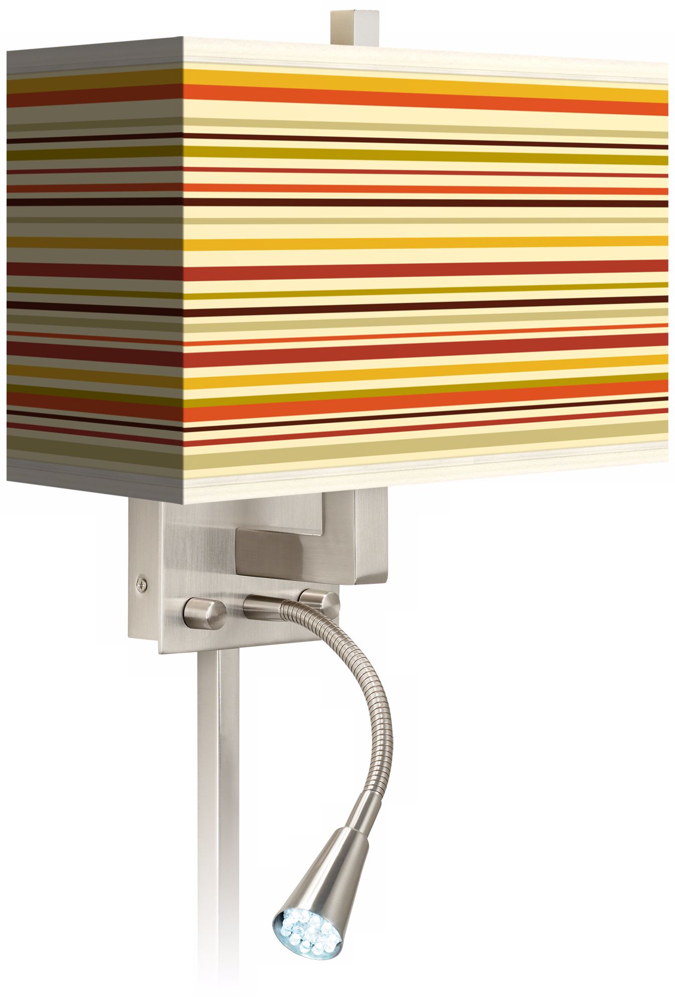 Stacy Garcia Lemongrass Stripe LED Light Plug-In Sconce
