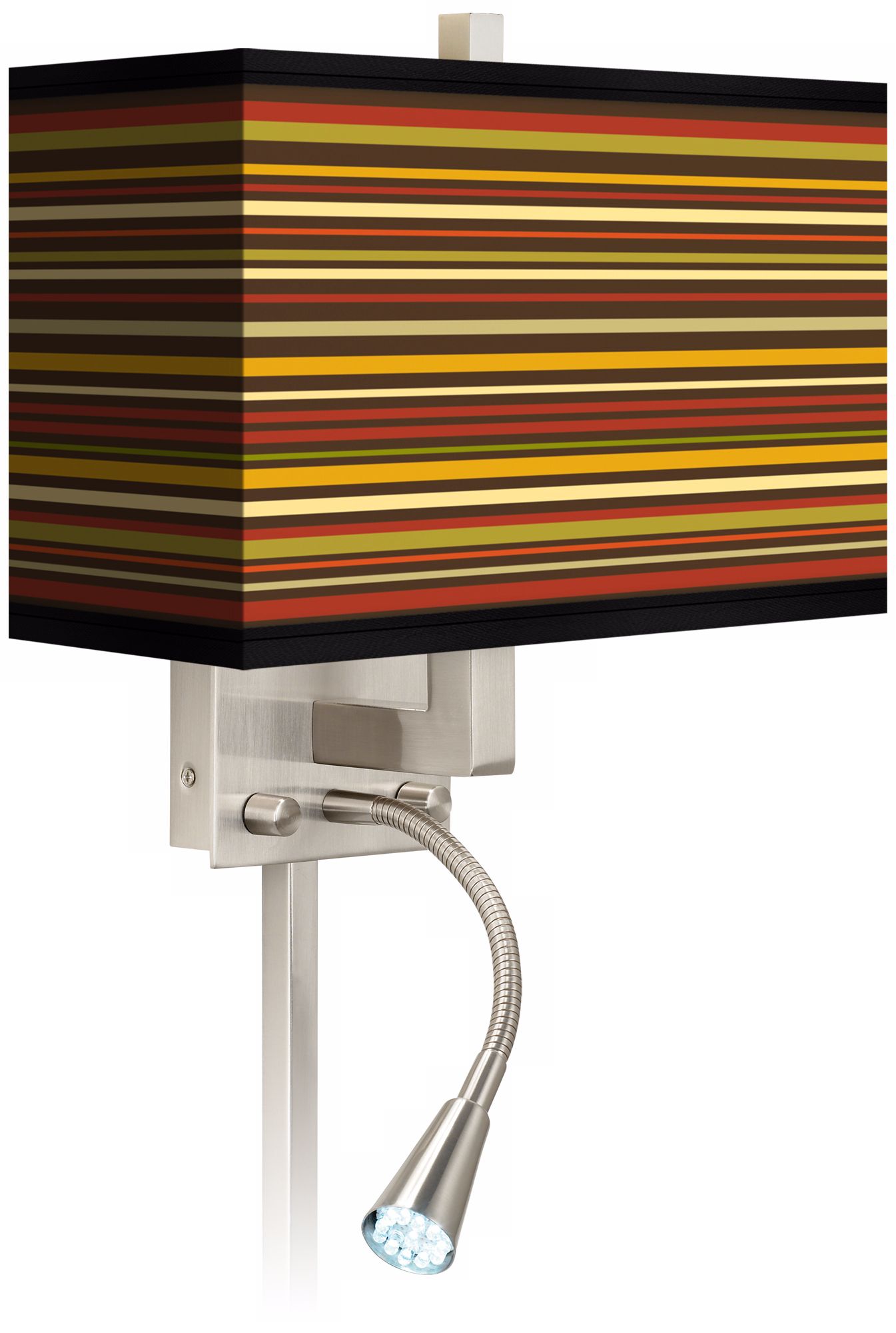 Stacy Garcia Spice Stripe LED Reading Light Plug-In Sconce