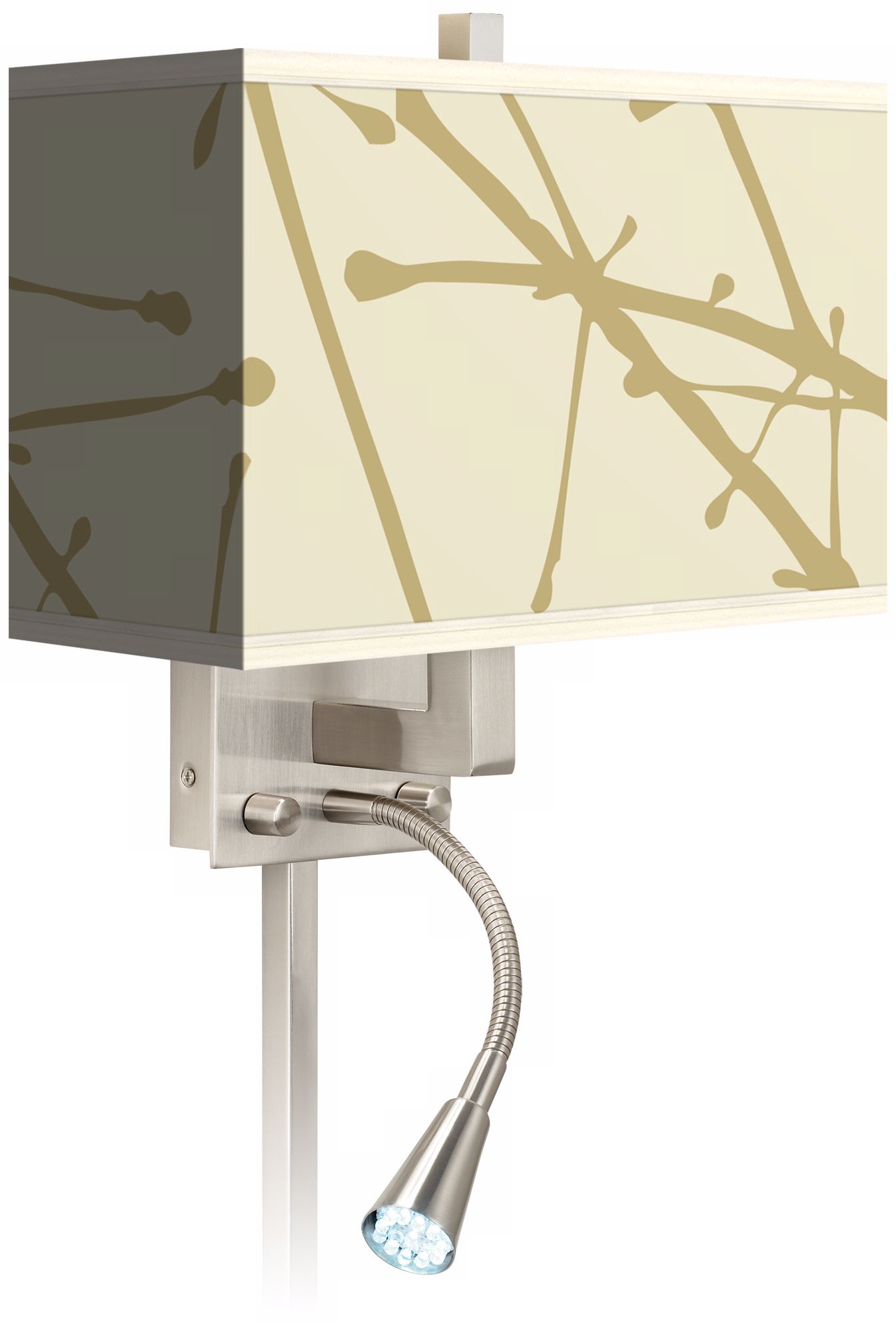 Stacy Garcia Calligraphy Spring LED Light Plug-In Sconce