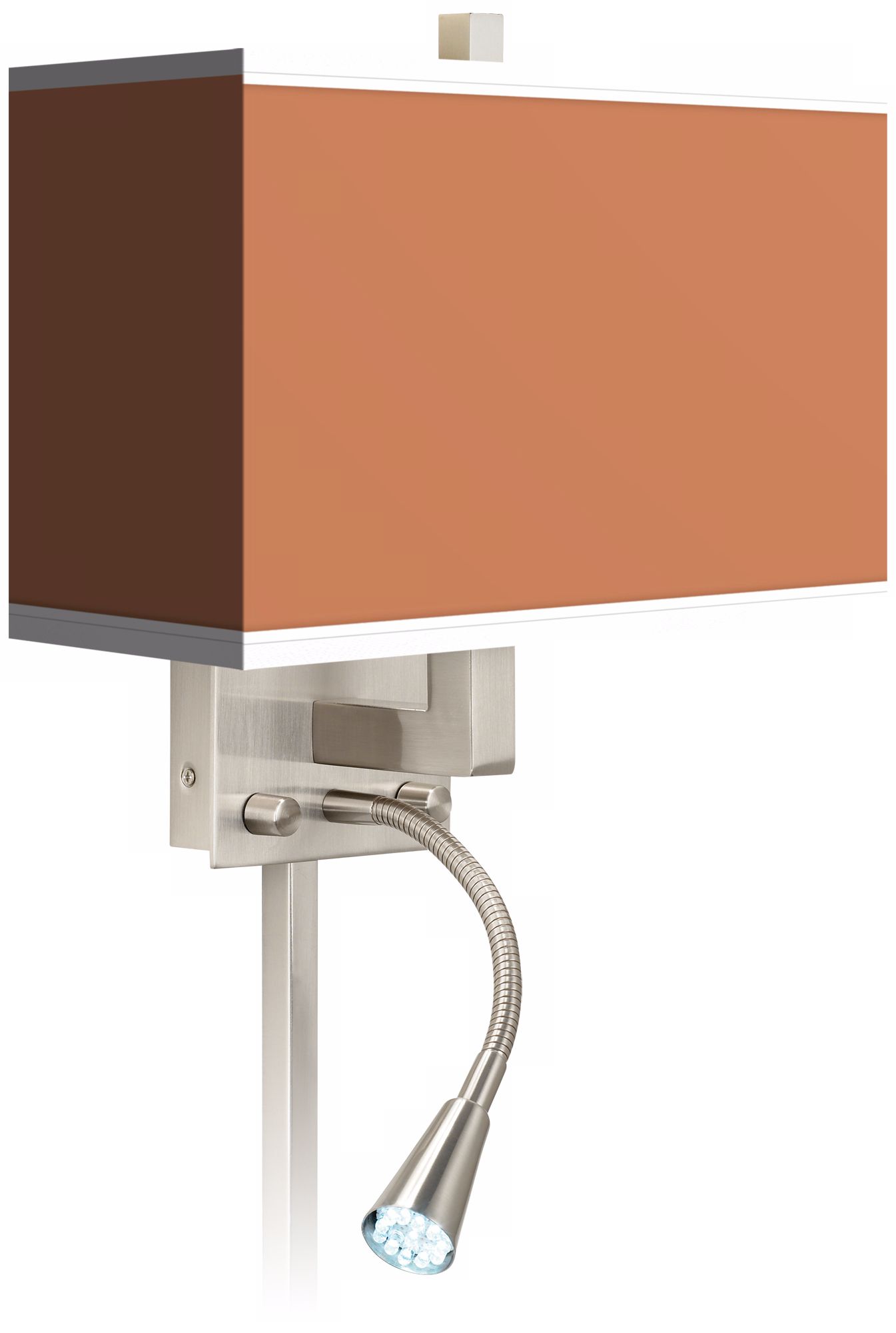 Chrysanthemum Giclee LED Reading Light Plug-In Sconce