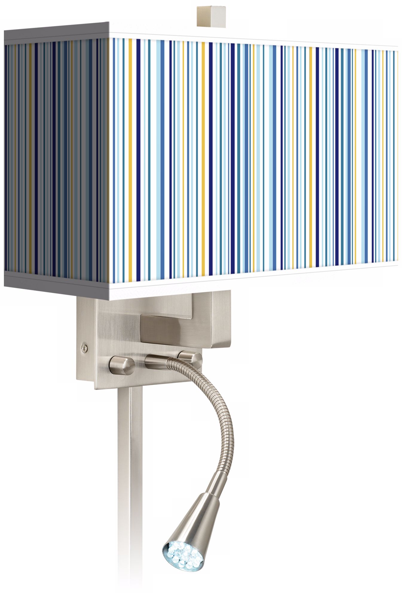 Stacy Garcia Cabana Stripe LED Reading Light Plug-In Sconce