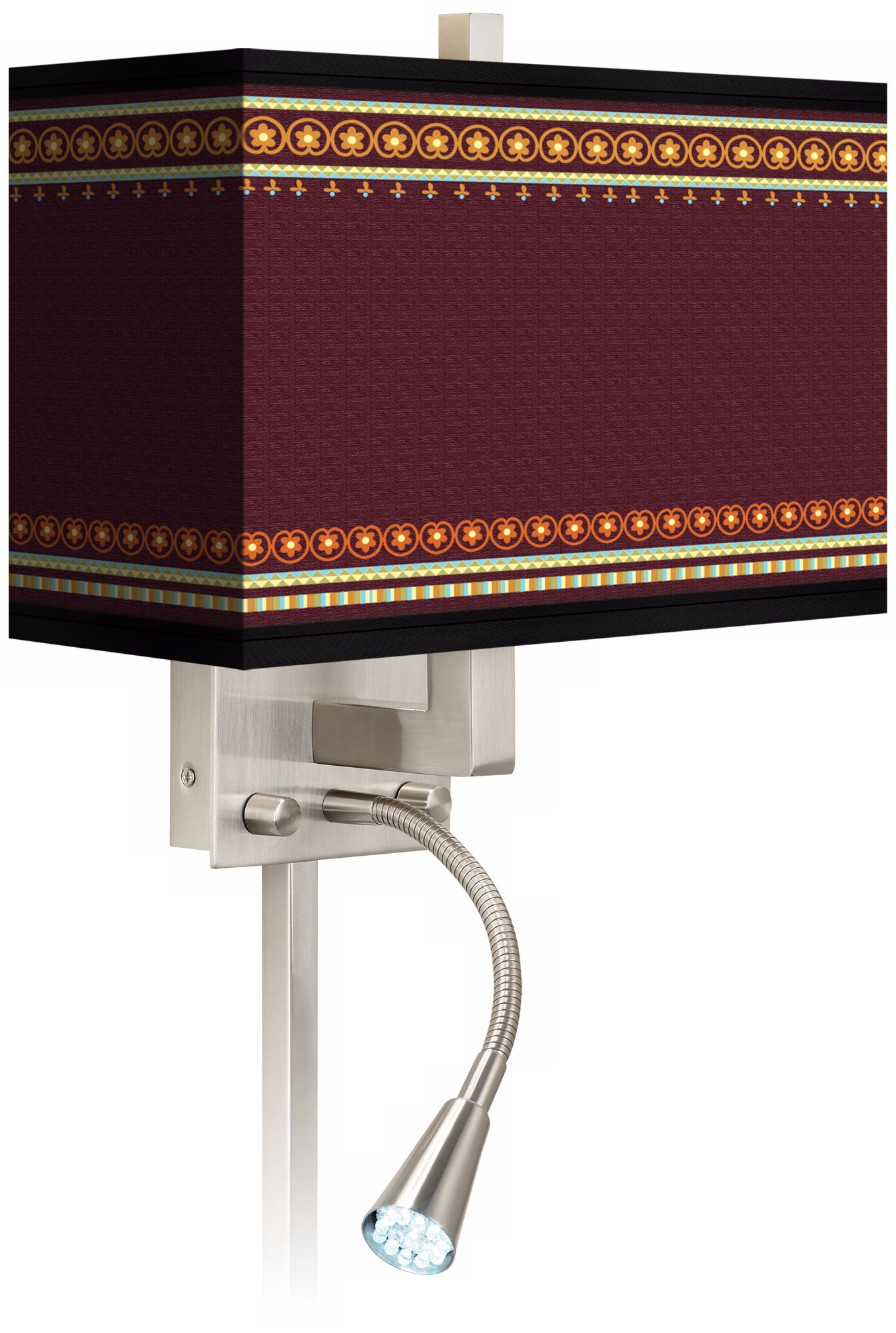 Stacy Garcia Ebro Garnet LED Reading Light Plug-In Sconce