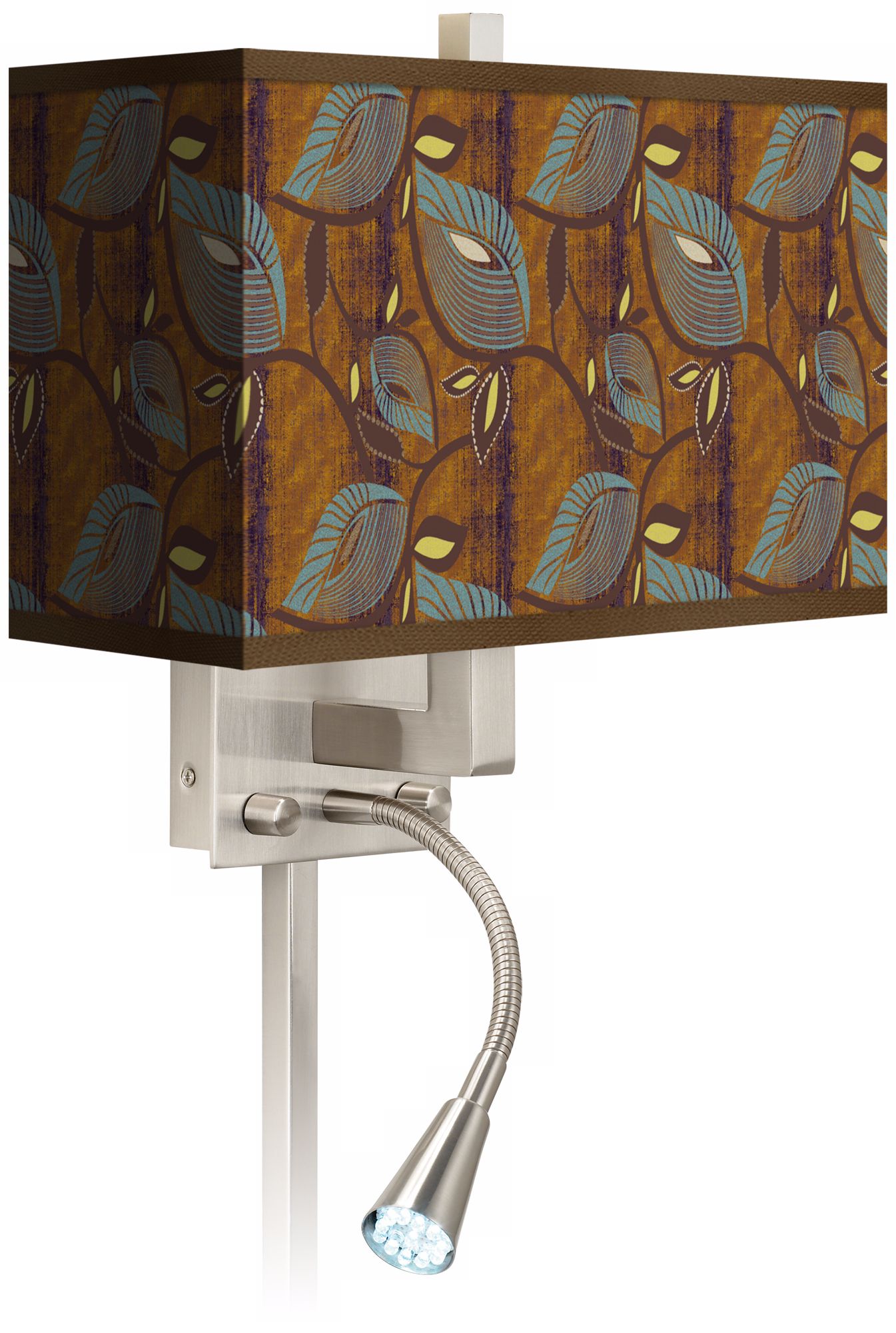Stacy Garcia Theatric Vine Peacock LED Light Plug-In Sconce