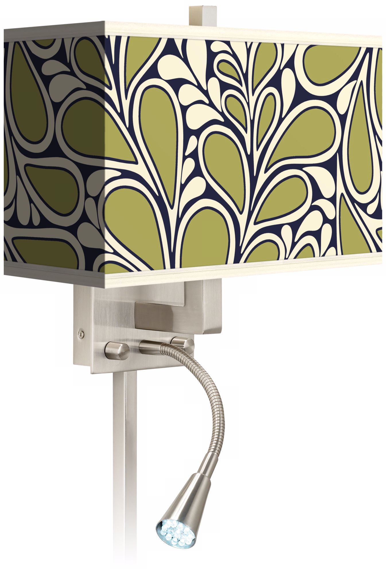 Stacy Garcia Rain Metal LED Reading Light Plug-In Sconce