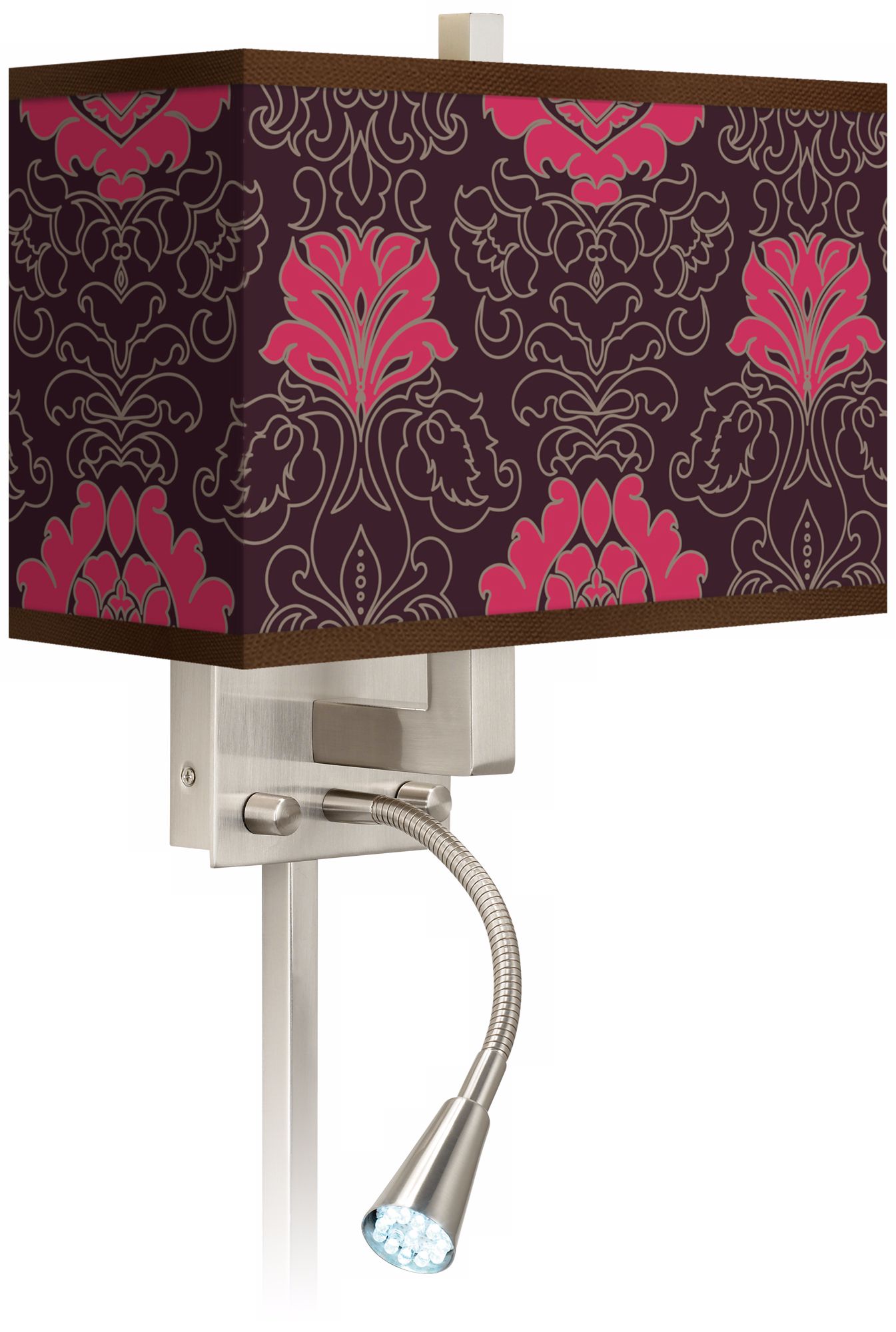 Stacy Garcia Florentia Wild Berry Giclee LED Light Plug-In Sconce